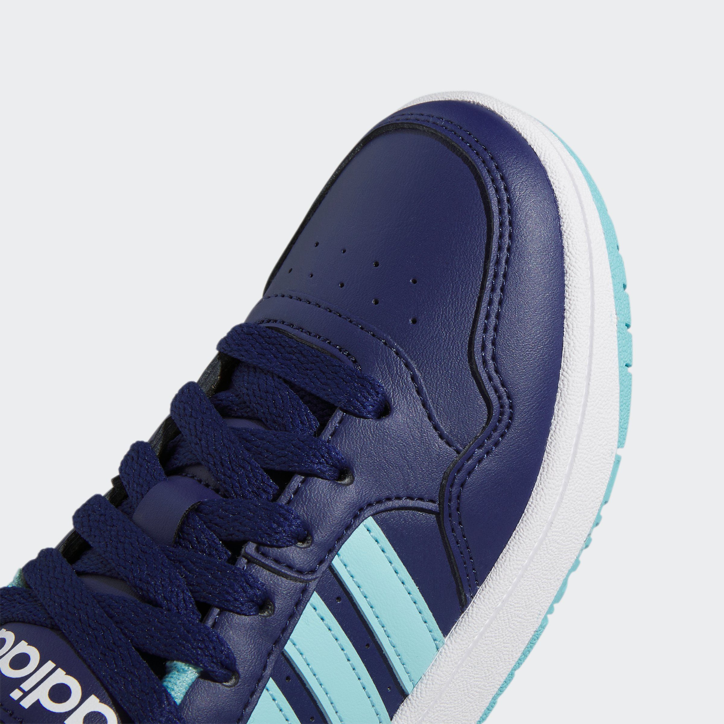 adidas Sportswear HOOPS Sneaker Blue Cloud White Light Dark Aqua / 