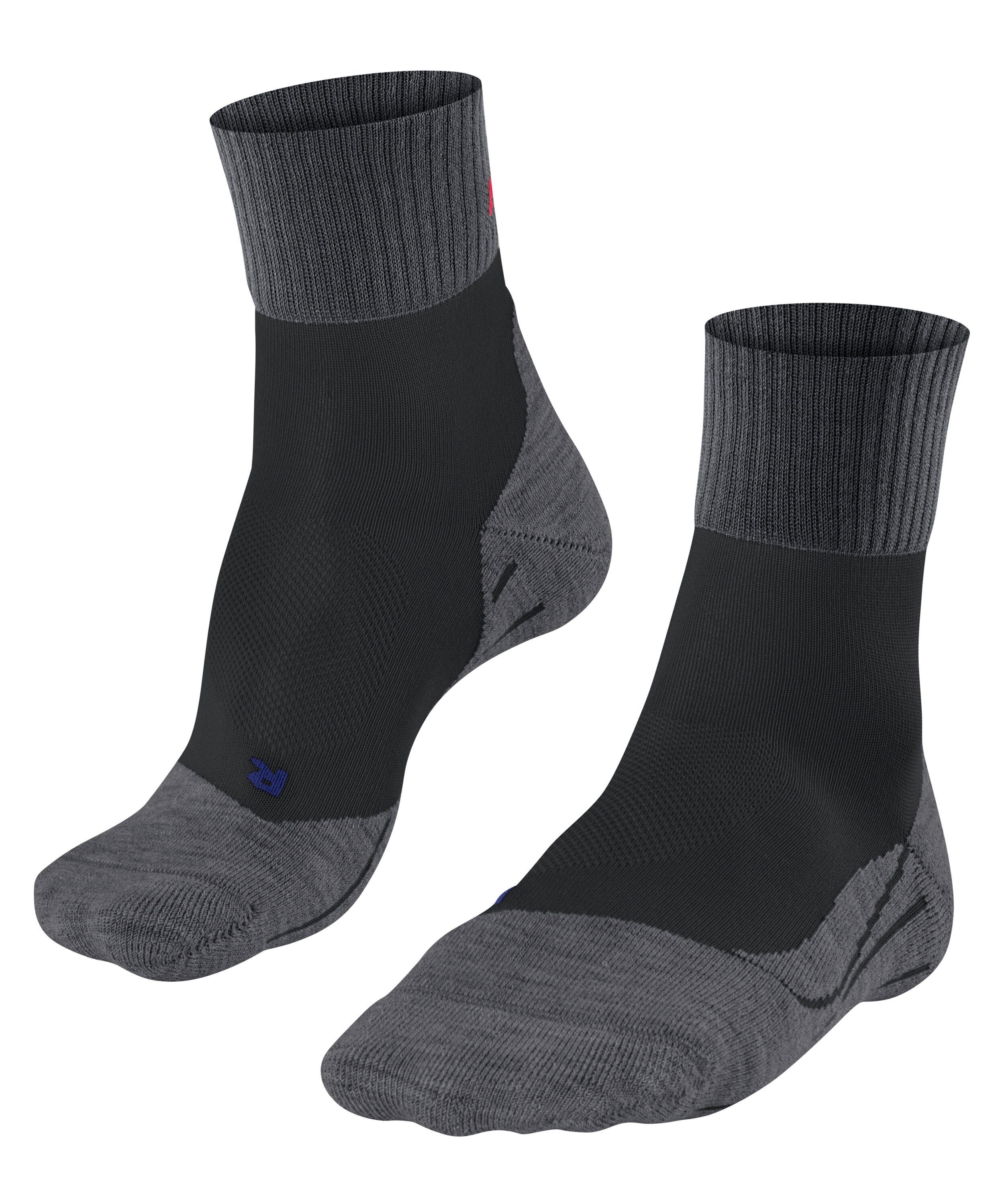 FALKE Wandersocken TK2 Explore Cool Short (1-Paar) Hoher Komfort im Mittelgebirge black (3008)