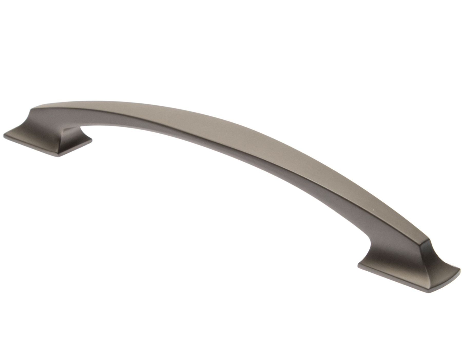 Möbelgriff Möbelgriff BA 160mm, Küchengriff satin grey, Schrankgriff titanfarben