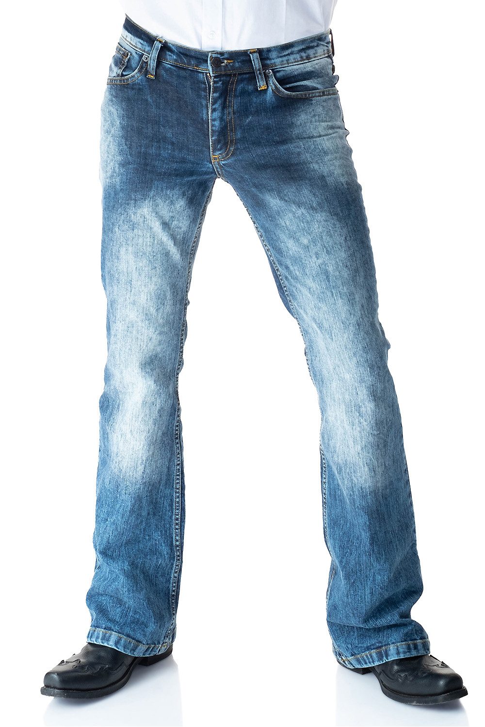 Bootcut-Jeans Herren STAR CUT RANDOM