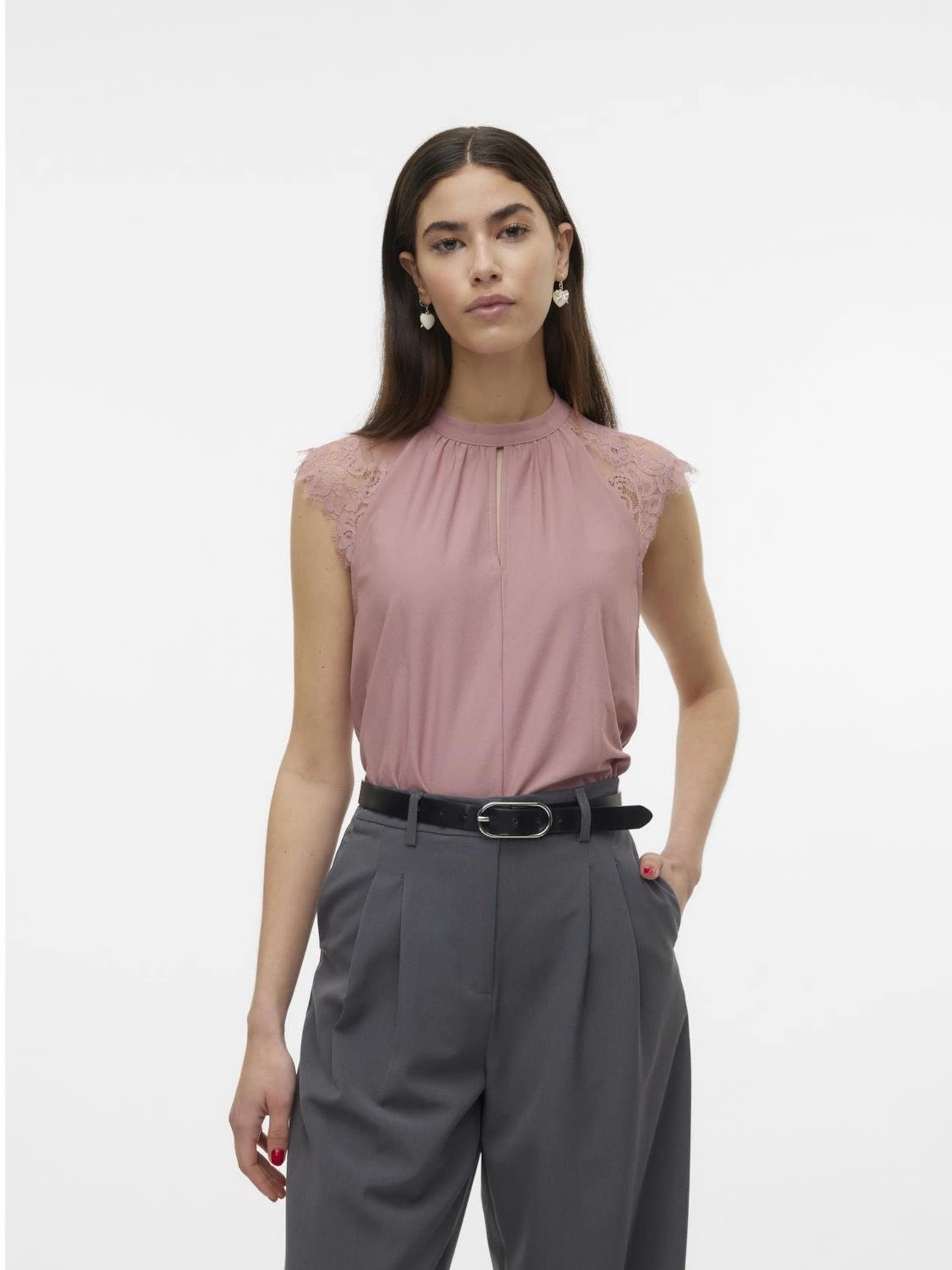 Vero Moda Blusentop Milla (1-tlg) Cut-Outs günstig online kaufen