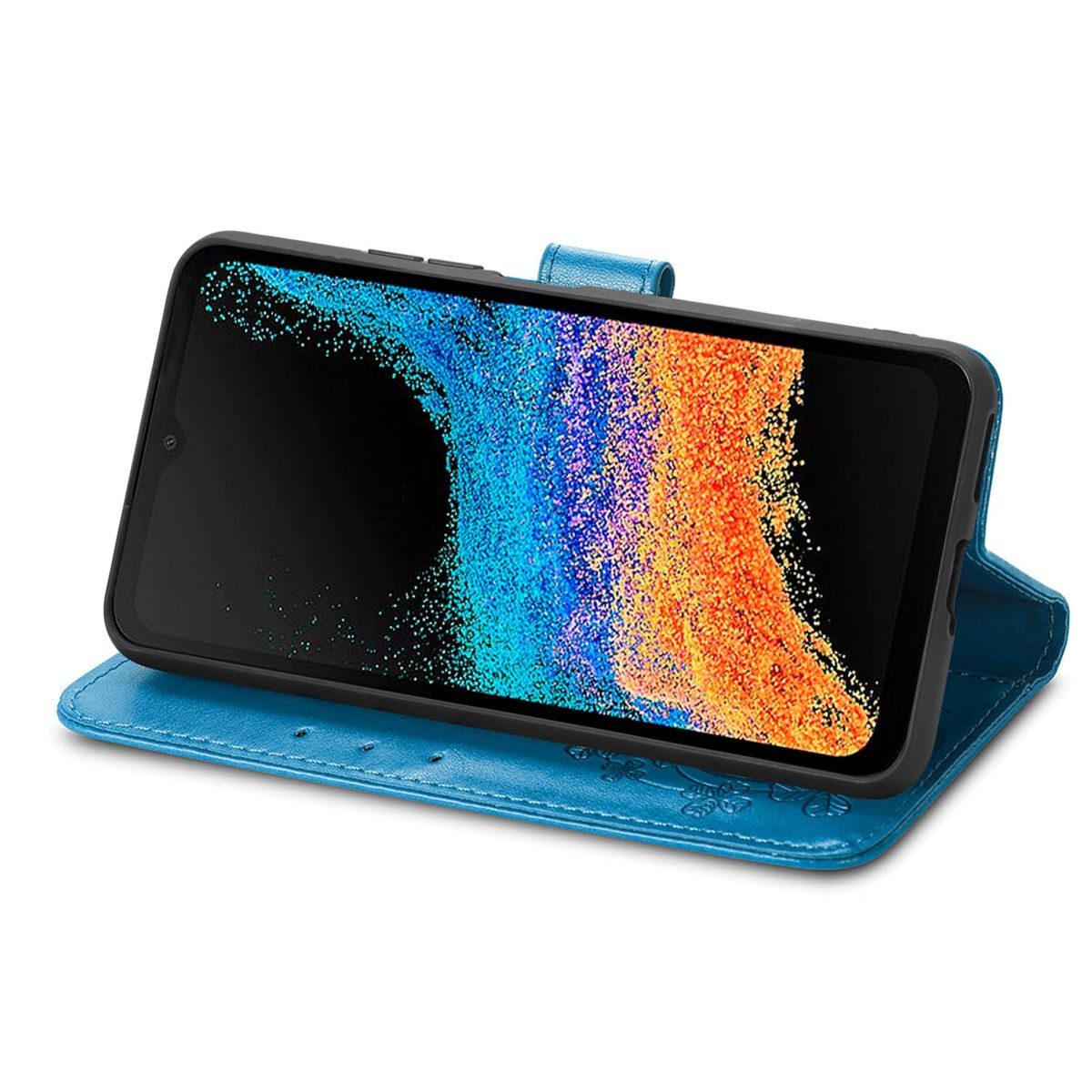 König Design Handyhülle Samsung Galaxy Xcover 6 Pro, Schutzhülle Schutztasche Case Cover Etuis Wallet Klapptasche Bookstyle