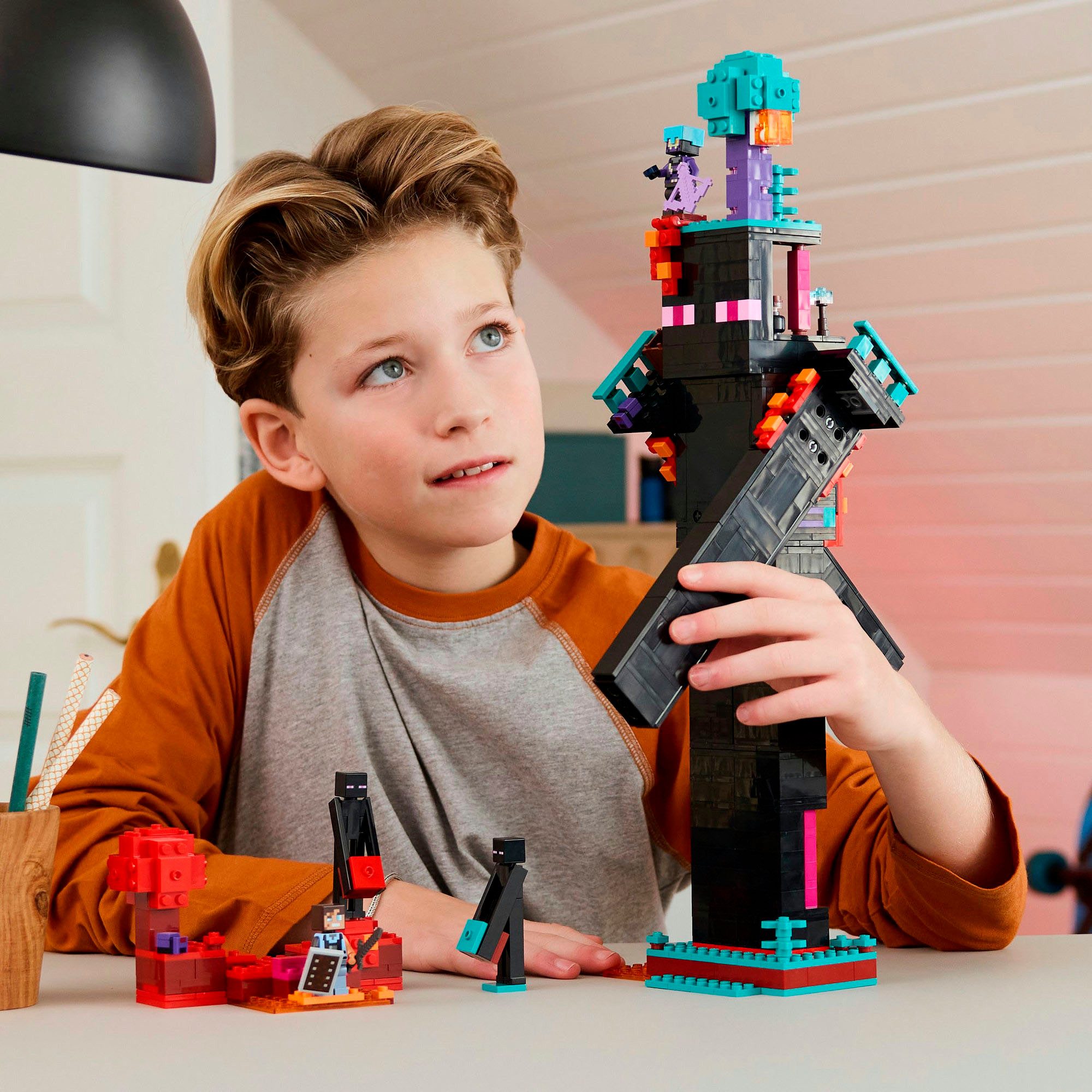 LEGO® Der Enderman-Turm (21279), LEGO Minecraft Konstruktionsspielsteine, ( günstig online kaufen