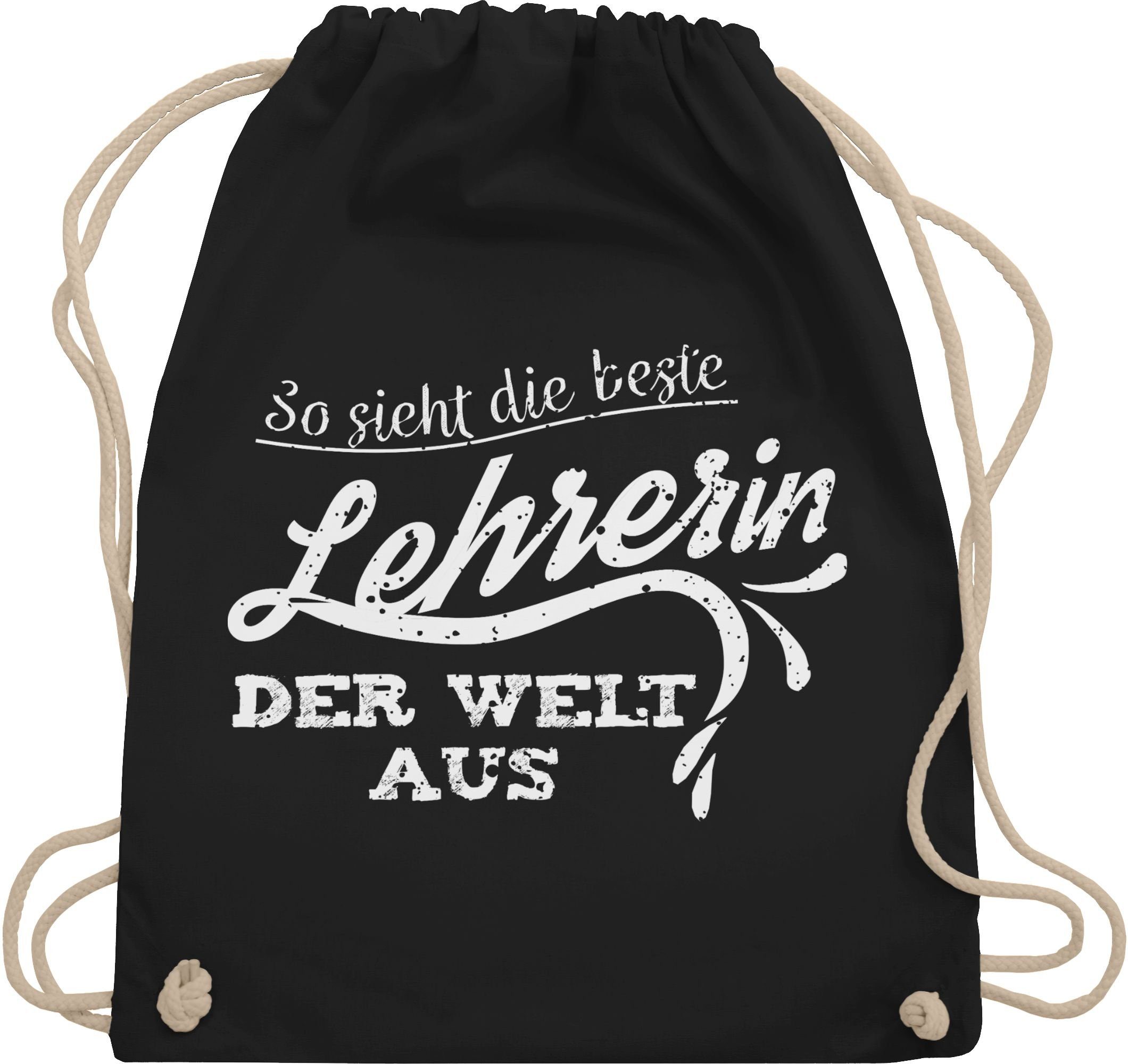 Shirtracer Turnbeutel »So sieht die beste Lehrerin der Welt aus