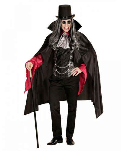Horror-Shop Vampir-Kostüm Vampir Gentleman Kostüm mit Cape und Weste für Hal