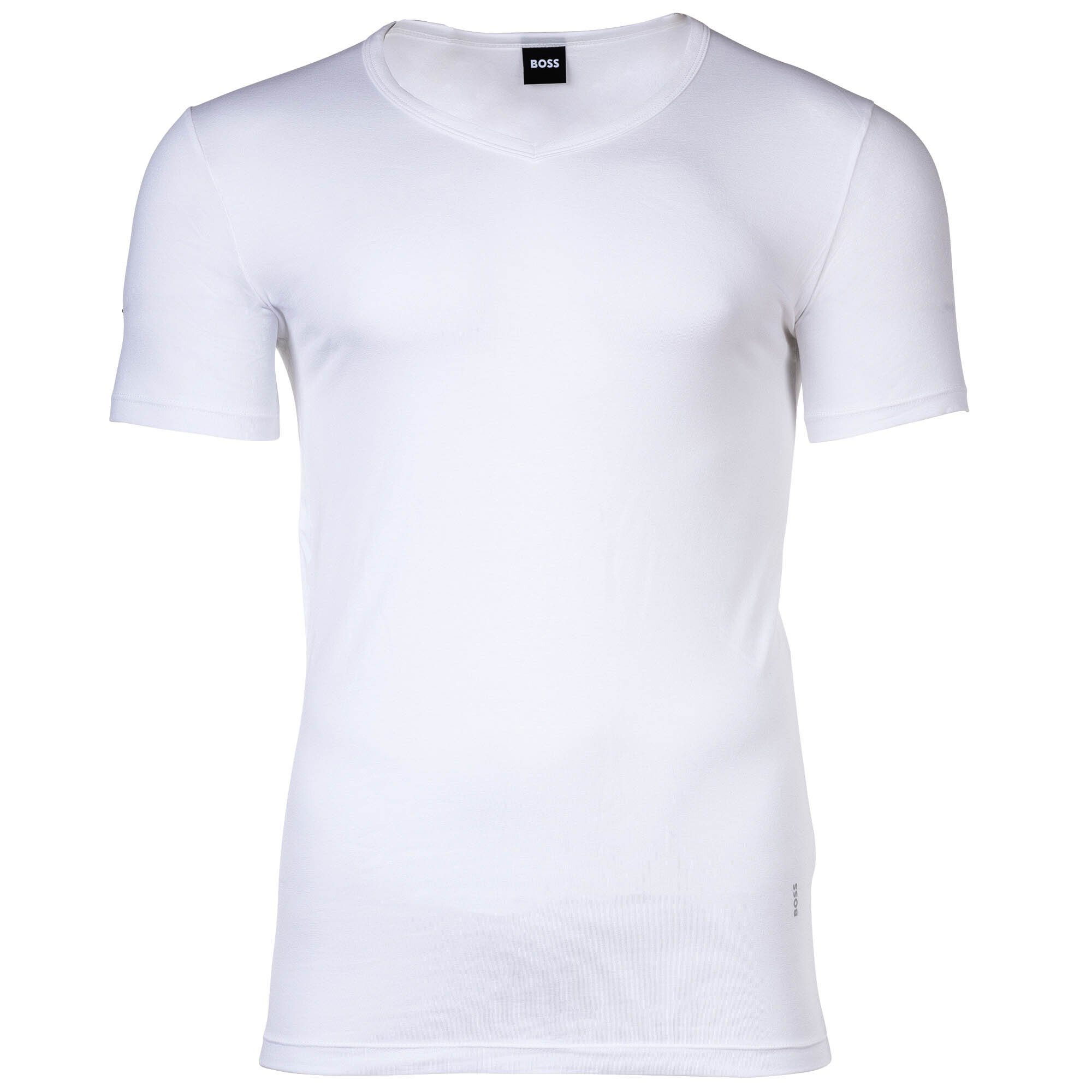 Herren Modern Weiß - BOSS T-Shirt, Pack 4er TShirtVN Unterhemd