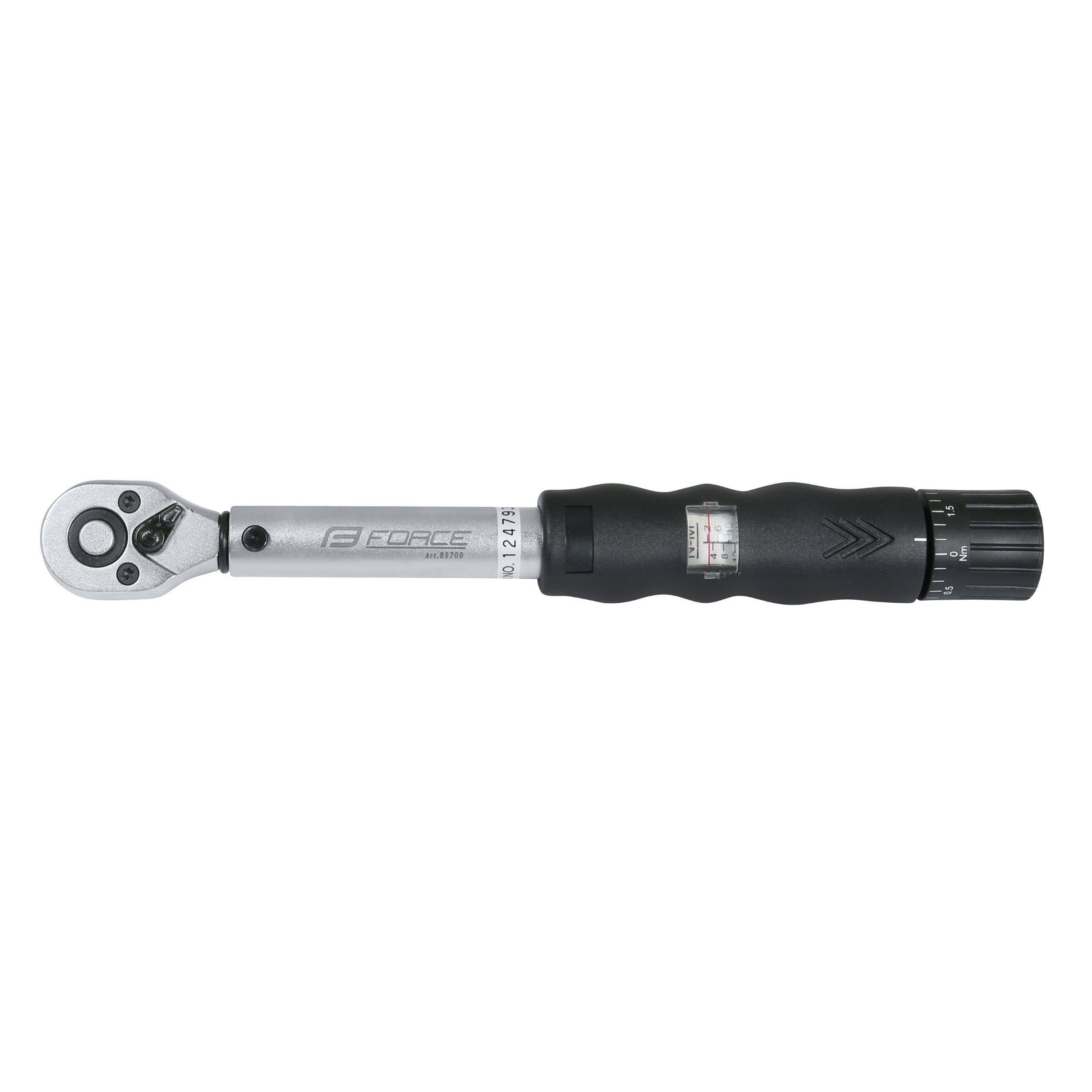 FORCE Fahrradwerkzeugset Drehmomentschlüssel FORCE 1/ 4'' 2 - 14 Nm