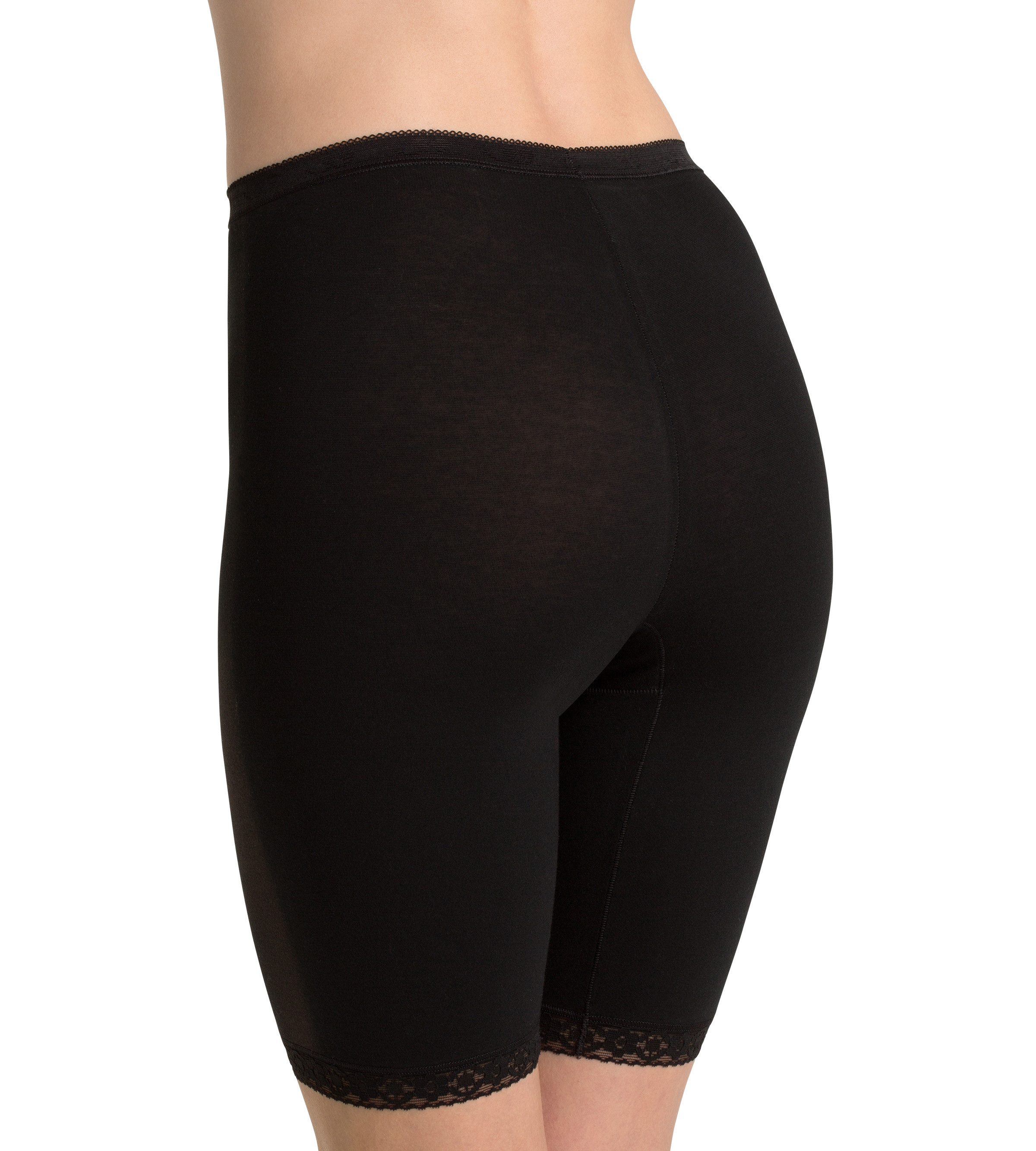 sloggi Lange Unterhose Basic+ perfekter Sitz, weiche Nähte, Baumwollmix, feminin, elastisch
