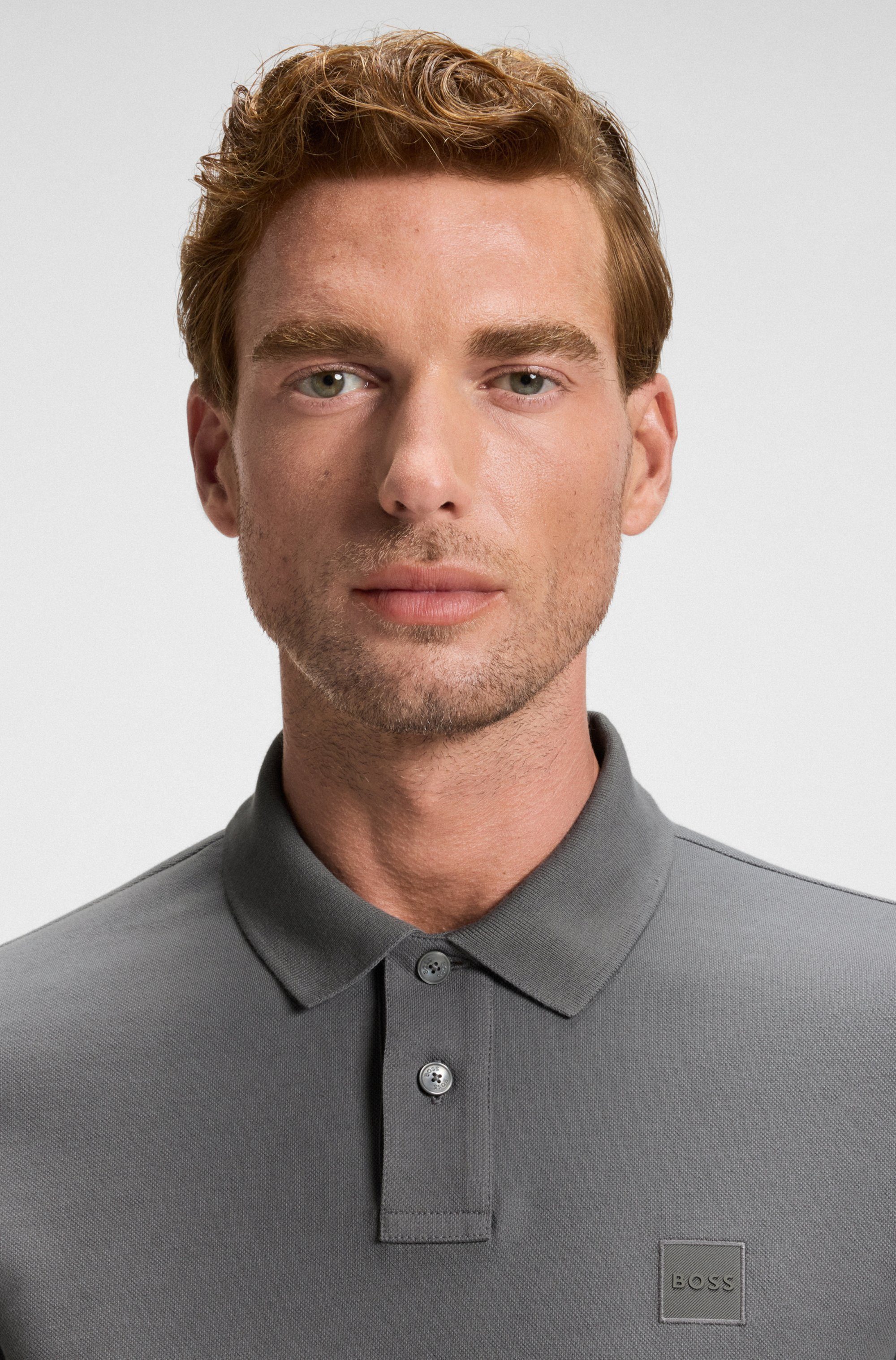 BOSS ORANGE Poloshirt Passerby mit BOSS-Logobadge günstig online kaufen