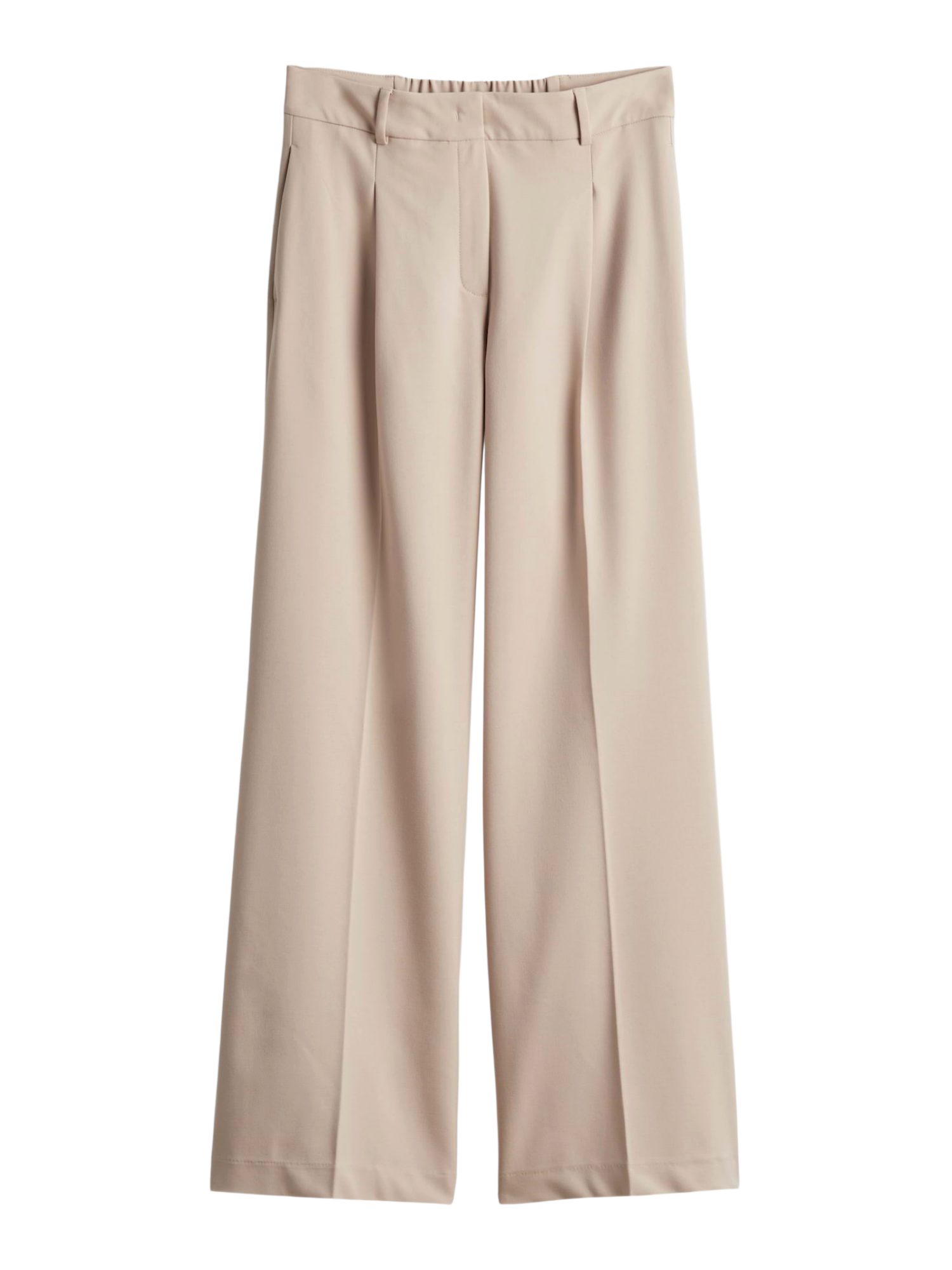 someday Stoffhose natur,Casual,Polyester,Unifarben,Wide Leg,Hoch