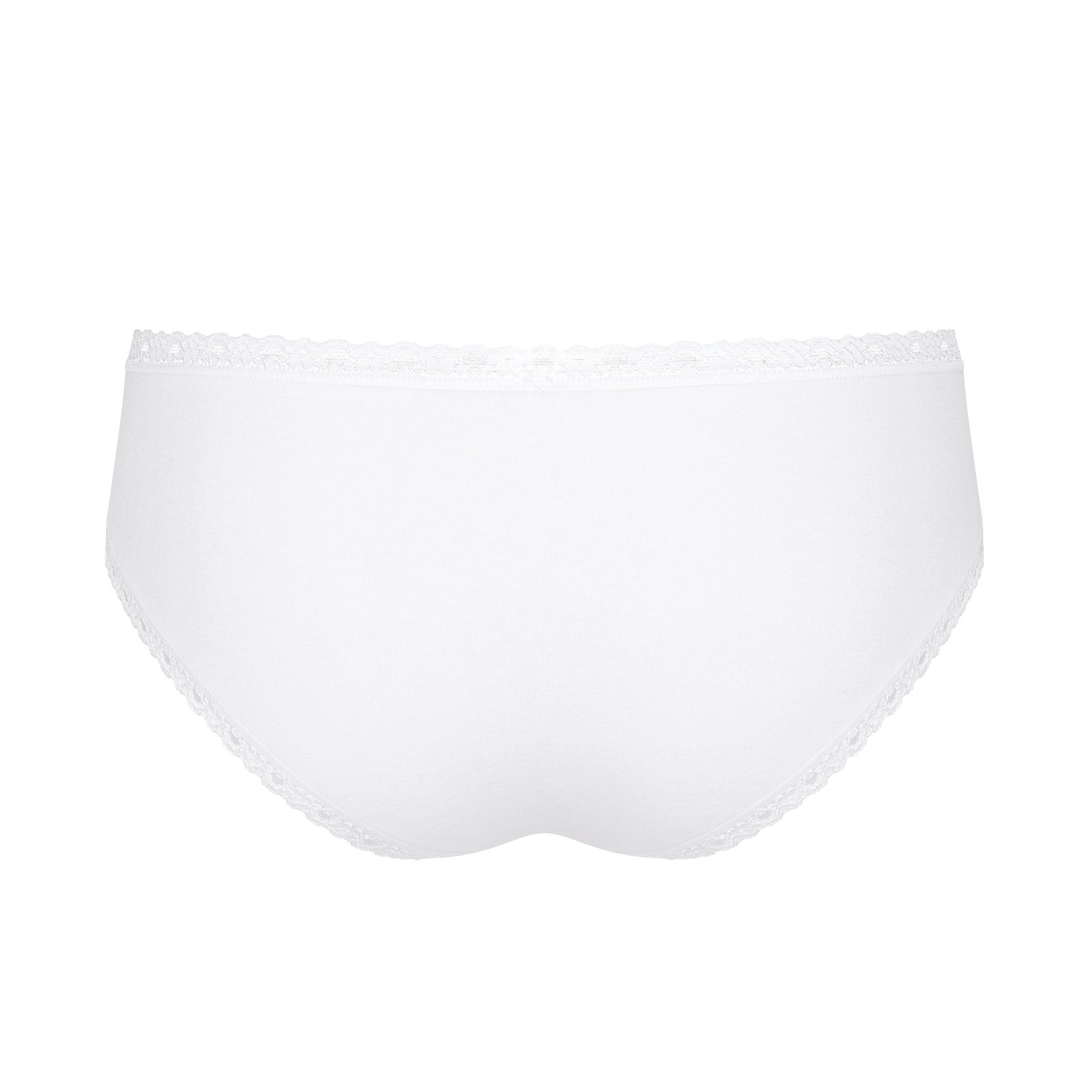 3-St) rosé weiß, Spitzeneinfassung (Packung, Sloggi Panty zarter grau, mit