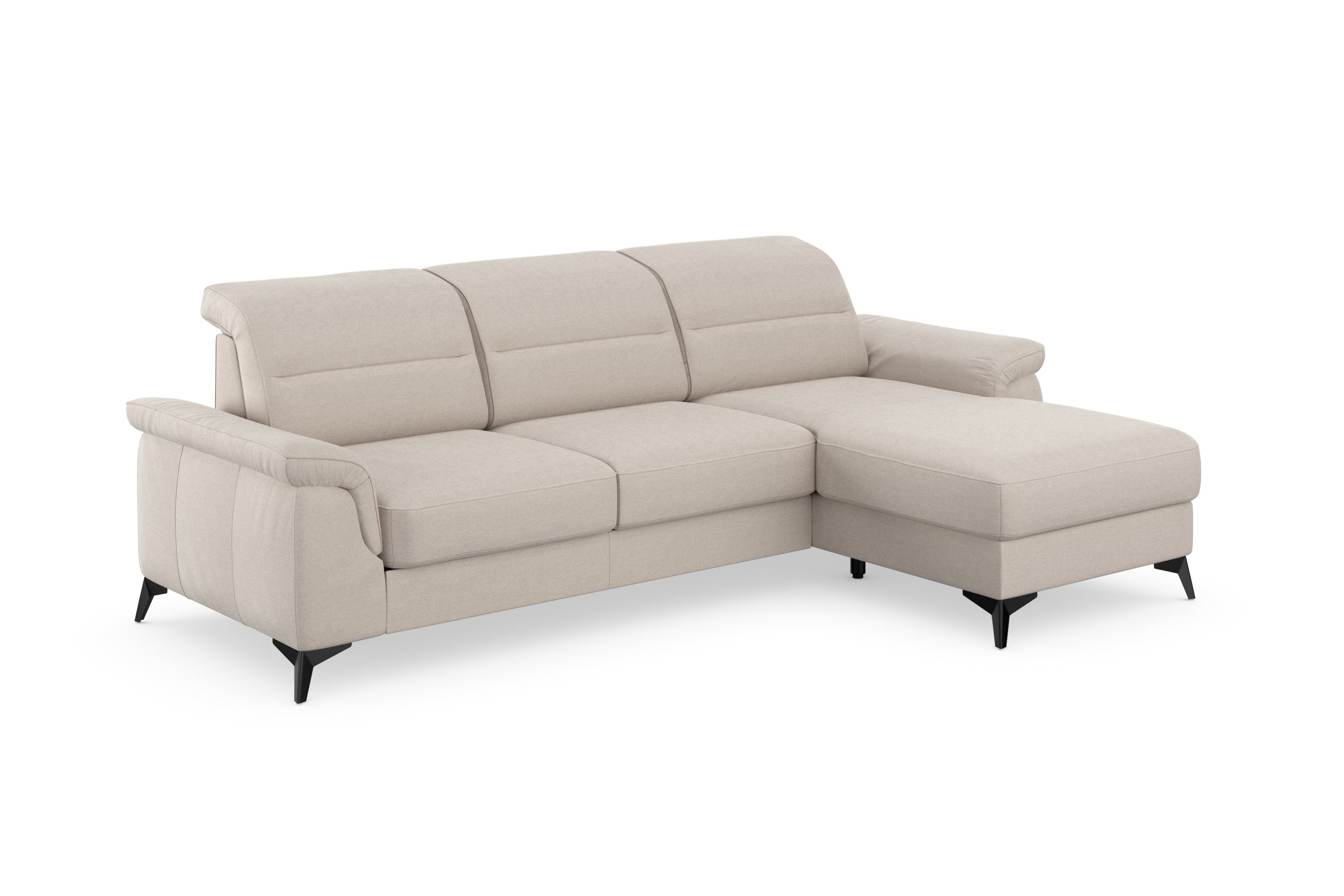 sit&more Ecksofa Sinatra, mit Recamiere, Armteilfunktion Kopfteilverstellung optional mit und