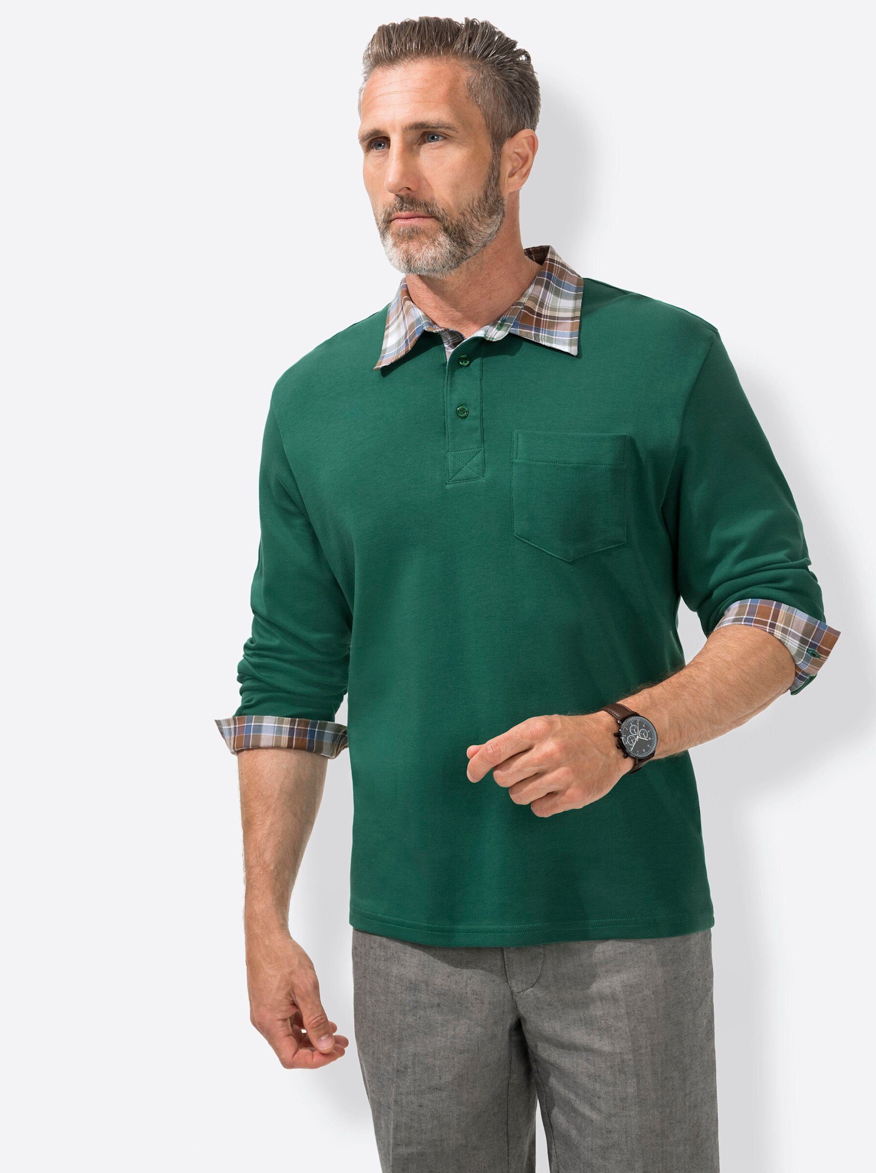 Witt T-Shirt Langarm-Poloshirt . günstig online kaufen