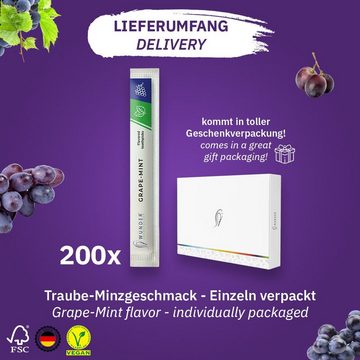 Wunder Zahnstocher Mundpflegecenter Wunder Zahnstocher - 200er Set Traube/Minze Einzeln Verpackt