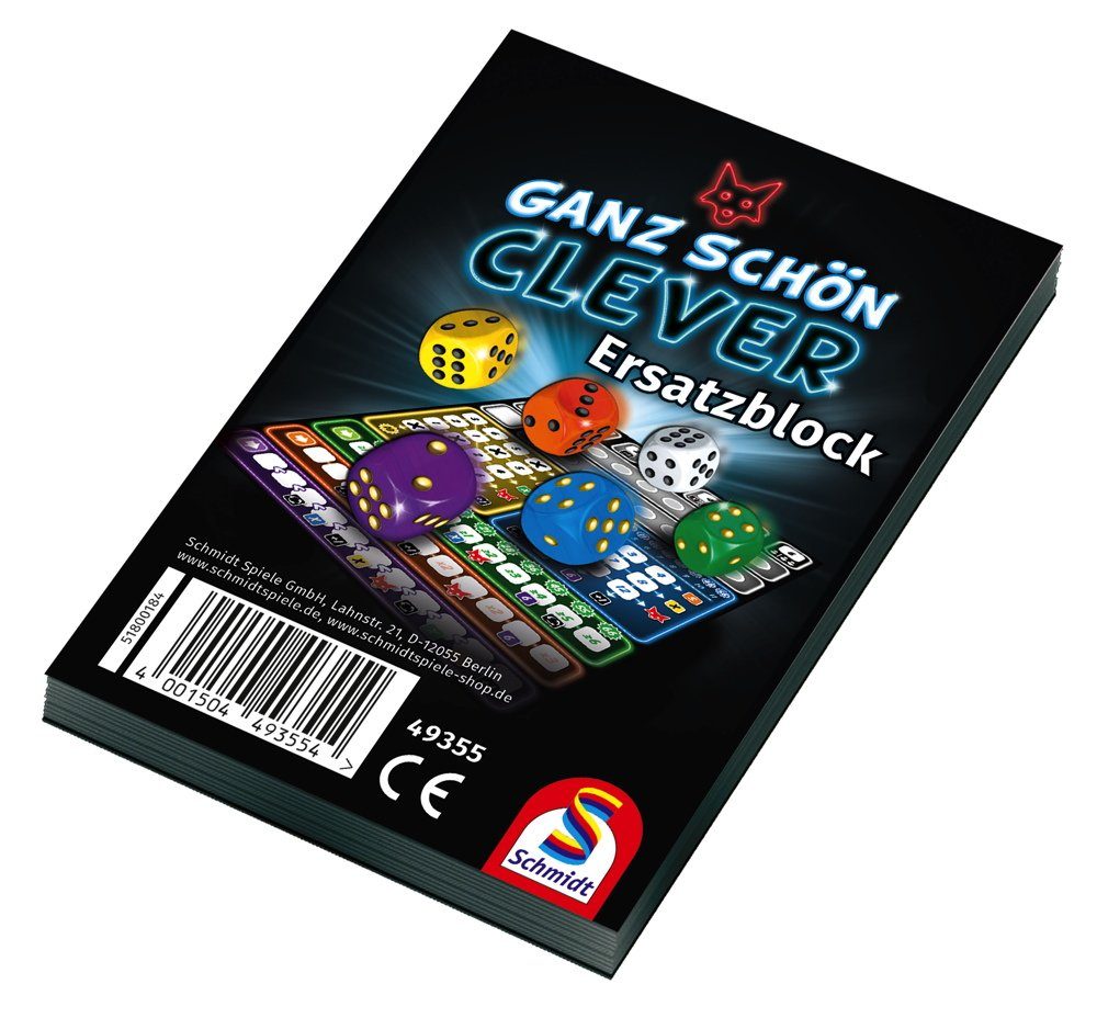 Schmidt Spiele Spiel 1 Schmidt Spiele Zusatzblock Ganz schön clever! 49355
