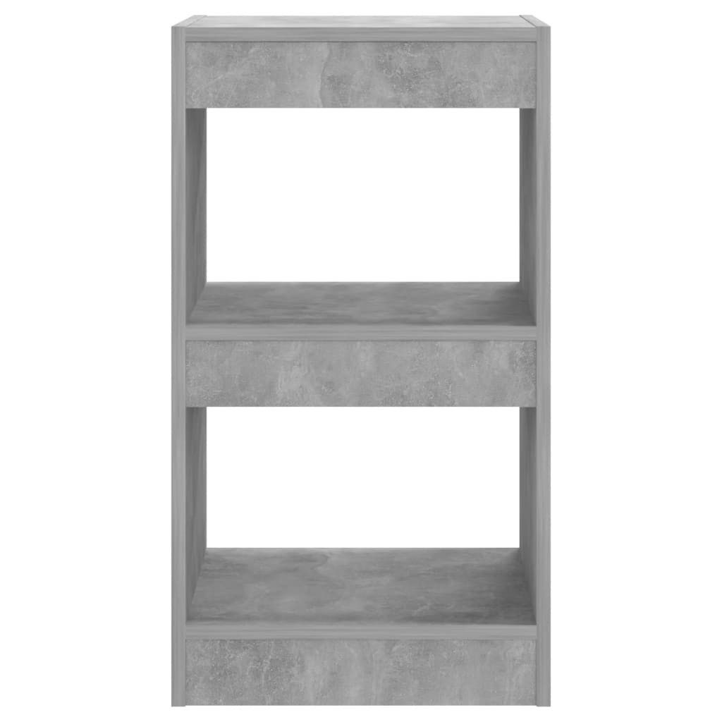 vidaXL Bücherregal Bücherregal/Raumteiler Betongrau 40x30x72 cm, günstig online kaufen