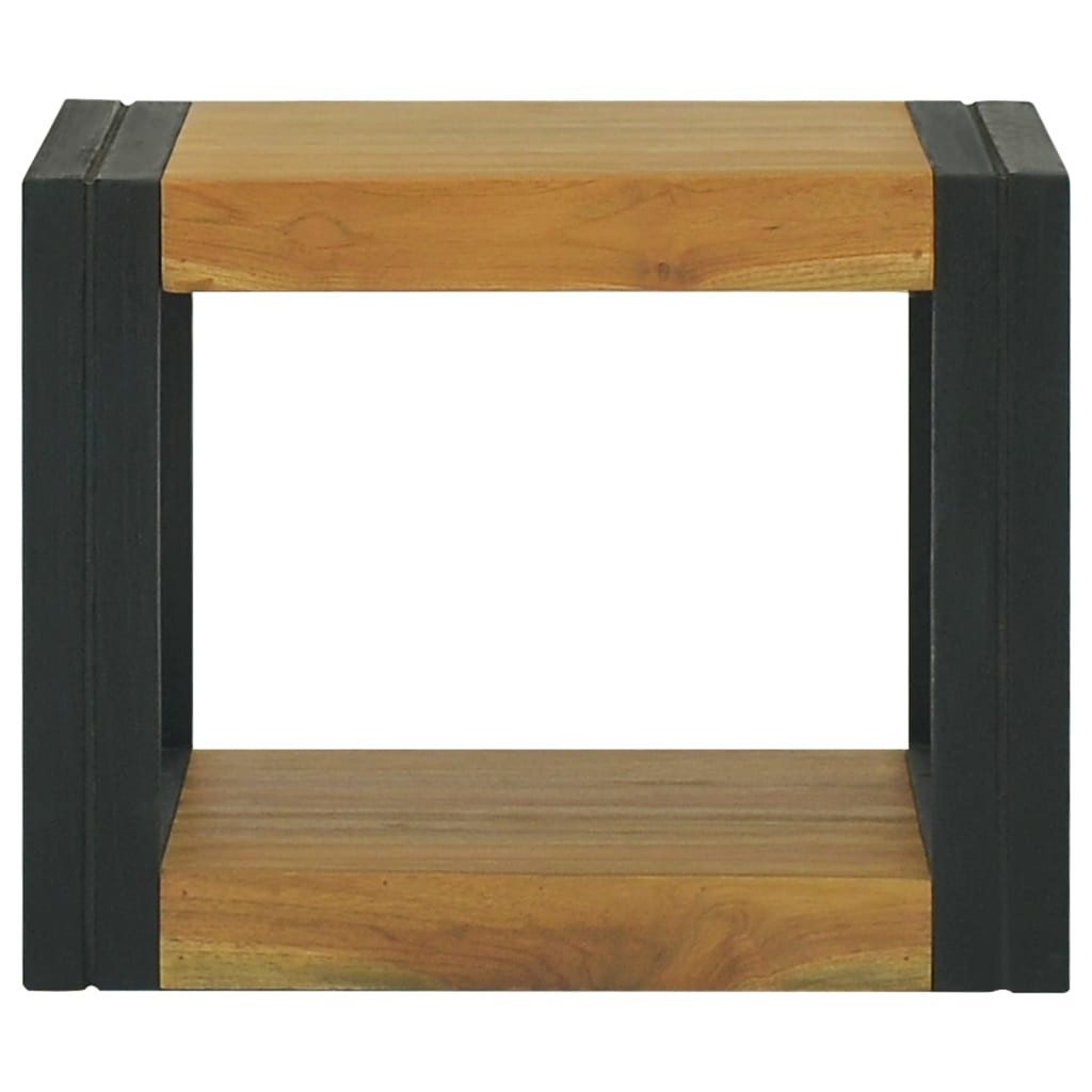 furnicato Badregal Trendiger wandmontierter Badezimmerschrank aus Naturholz 45x45x35 cm, 1-tlg.