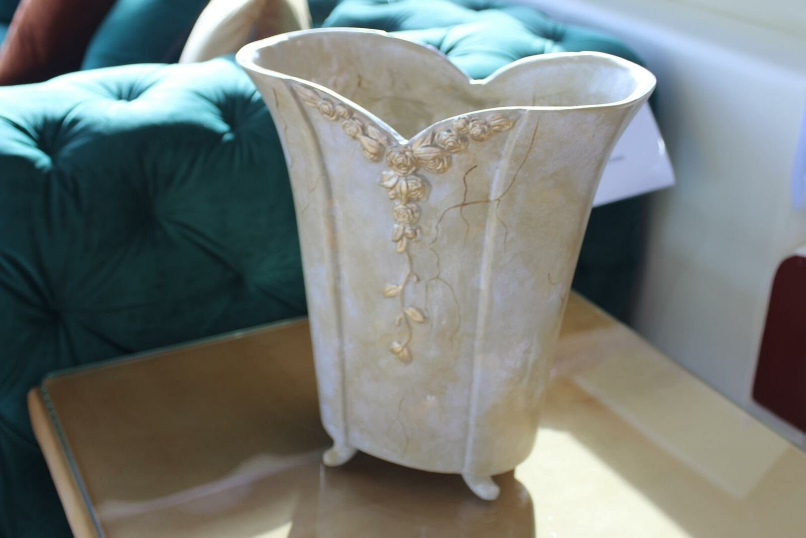 Designer Wohnzimmer JVmoebel (1 Tisch Dekovase 1x St., Design Blumen Schale Vasen Vase) Sofort Vase