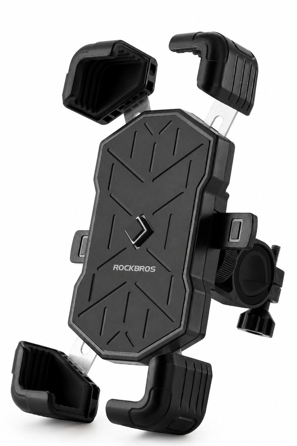 ROCKBROS Handy-Halterung Fahrrad Handyhalterung – Universal Smartphone Halterung, (bis 8 Zoll, bestehend aus Handyhalterung mit Installationspaket, Handyhalterung für Lenker, stabil & stoßfest)