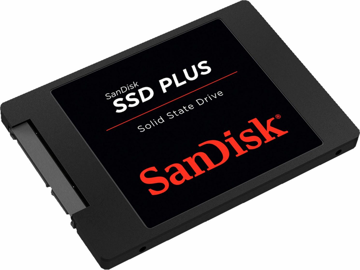 Sandisk SSD PLUS interne SSD (2 TB) 530 MB/S Lesegeschwindigkeit, 450 MB/S Schreibgeschwindigkeit