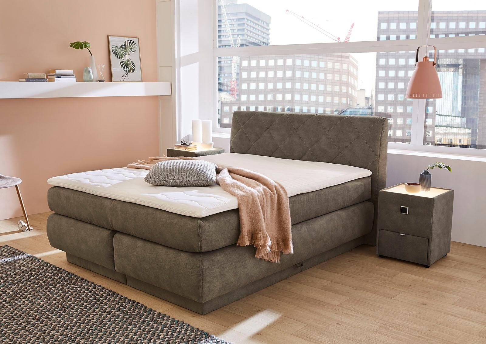 Jockenhöfer Gruppe Boxspringbett Annika, mit Bettkasten günstig online kaufen