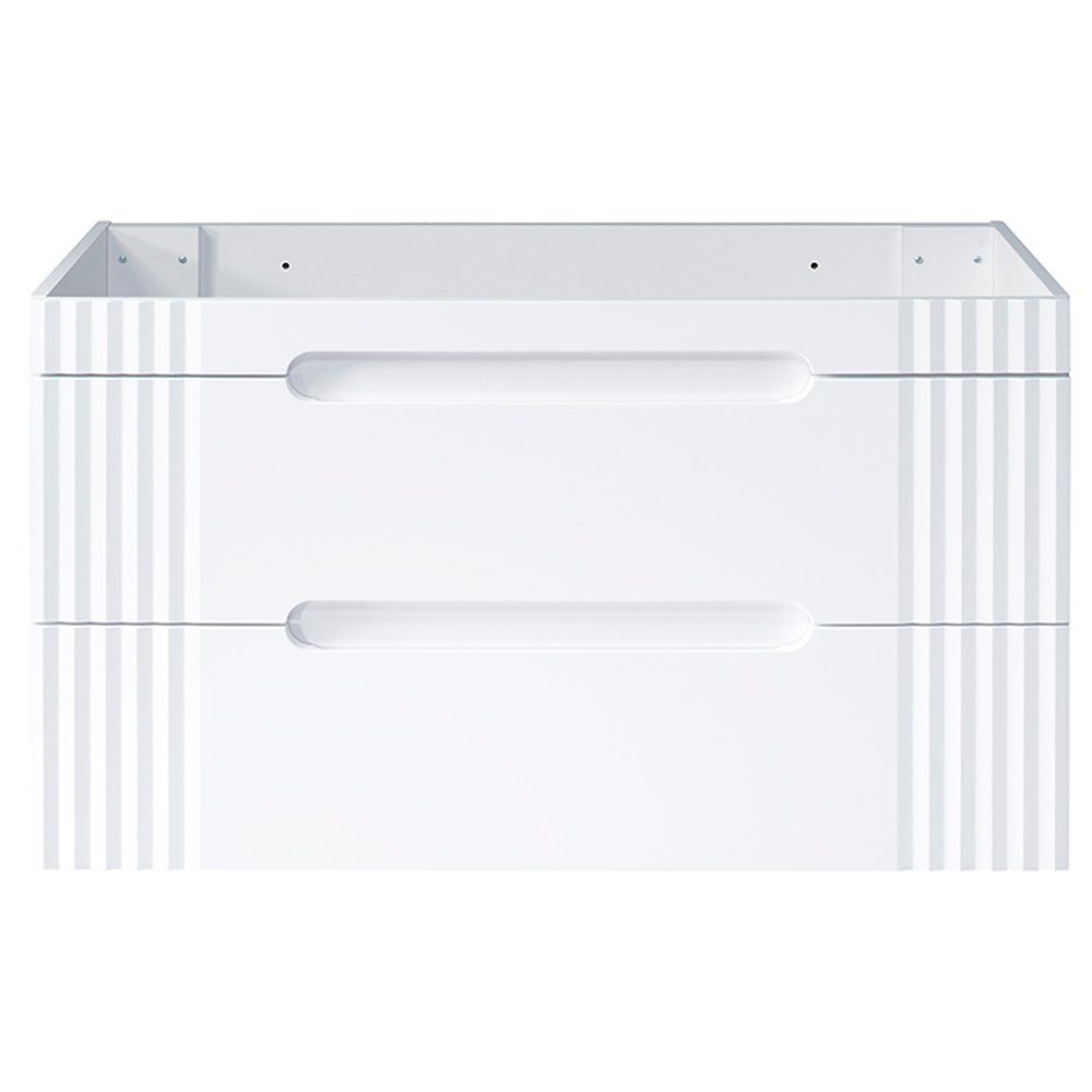 Lomadox Waschbeckenunterschrank FAIRFIELD-56 weiß, 120/62/45,8 2 Softclose-Auszüge cm