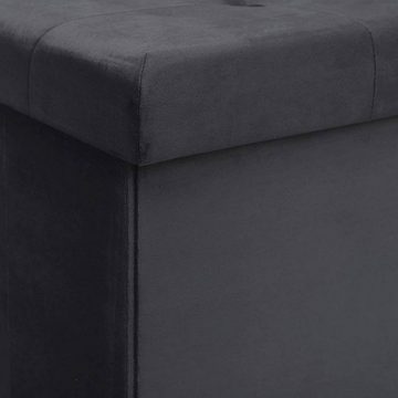 Woltu Sitzhocker (1 St), Gepolstert, Faltbar, aus Samt, 80 L, 76x37,5x38 cm