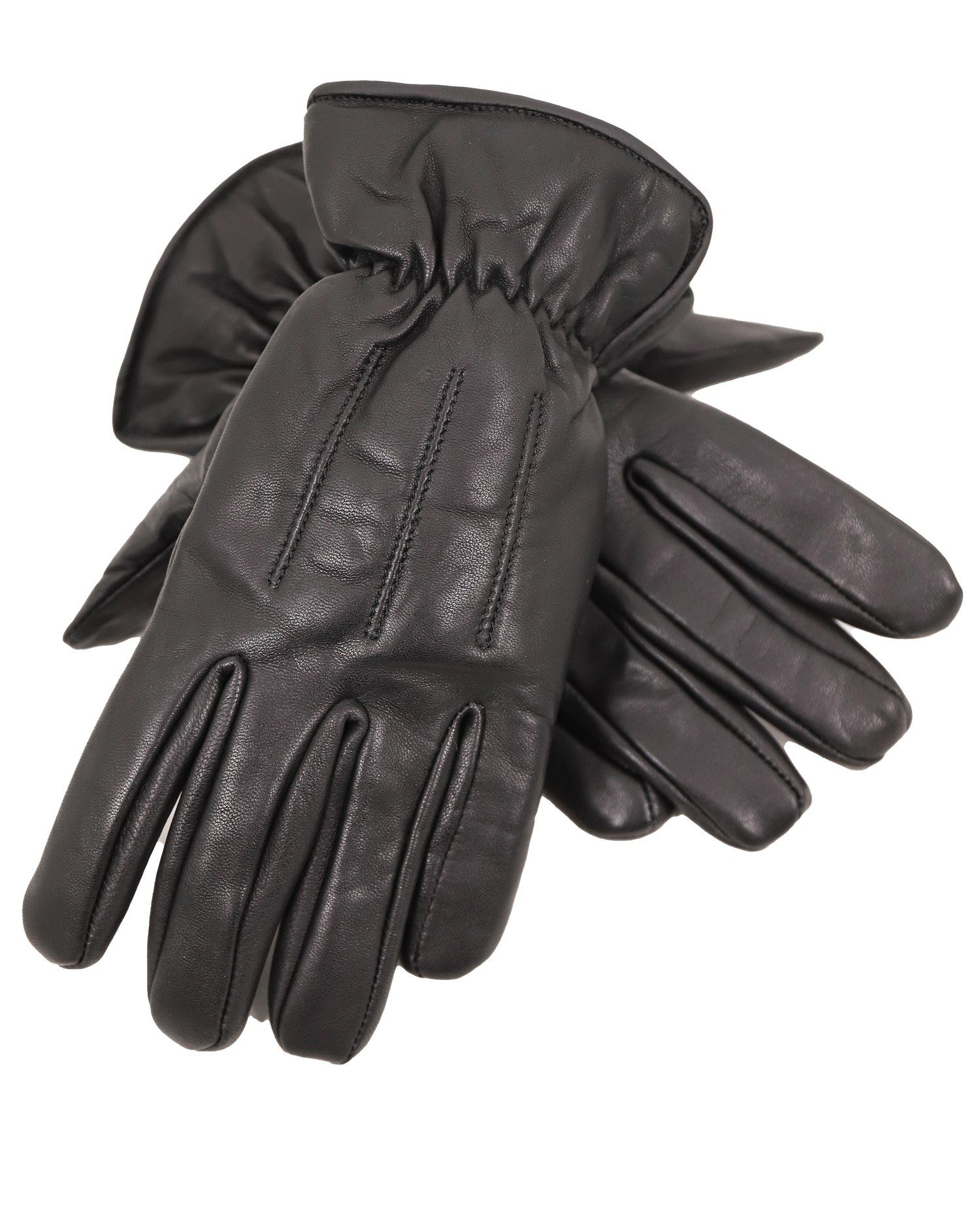 Lederjacken24 Lederhandschuhe schwarz Lederhandschuhe VM1273 Echtleder Lammnappa