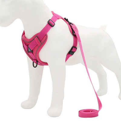 Henreal Hunde-Halsband No-Pull Hundegeschirr, Einstellbar Sicherheitsgeschirr Atmungsaktiv