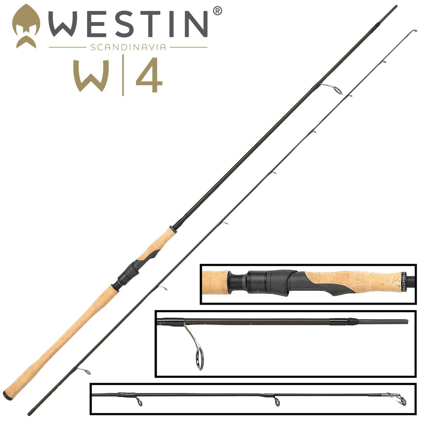 WESTIN Spinnrute W4 Spin 7-30g Spinnrute M 3,15m 