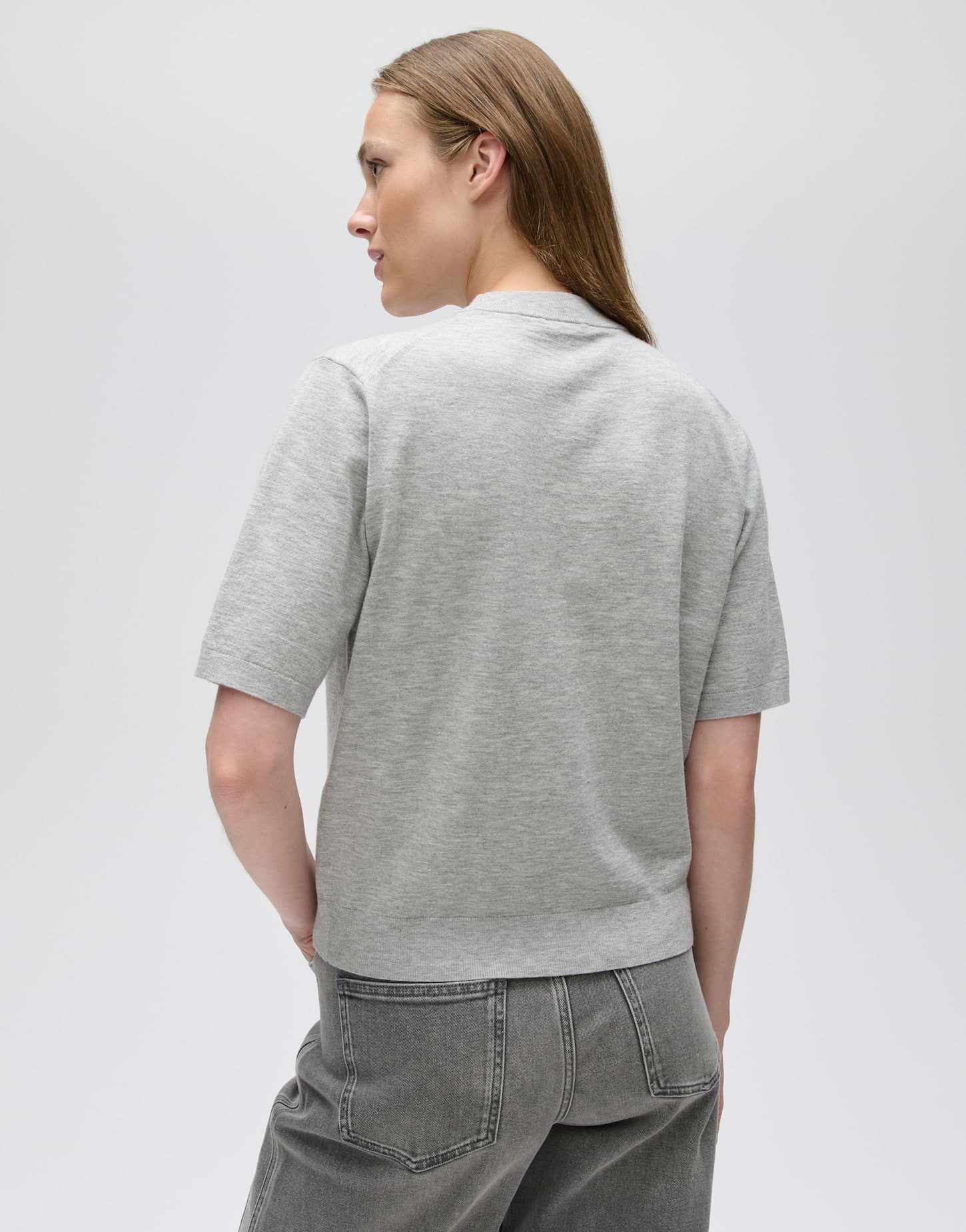 OPUS Strickpullover Pimsi aus feinem Strick Schmale Passform für stilvolle und bequeme Alltagslooks