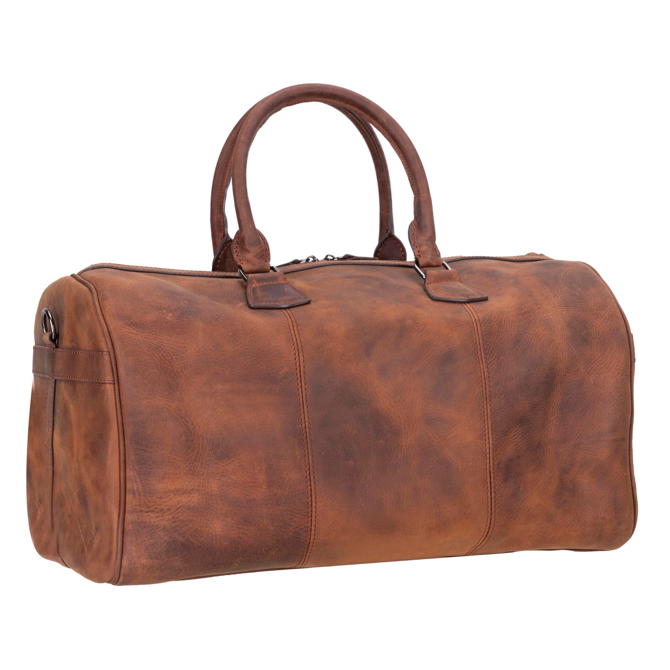 Solo Pelle Reisetasche Weekender Reisetasche, Sporttasche & Handgepäck aus Leder