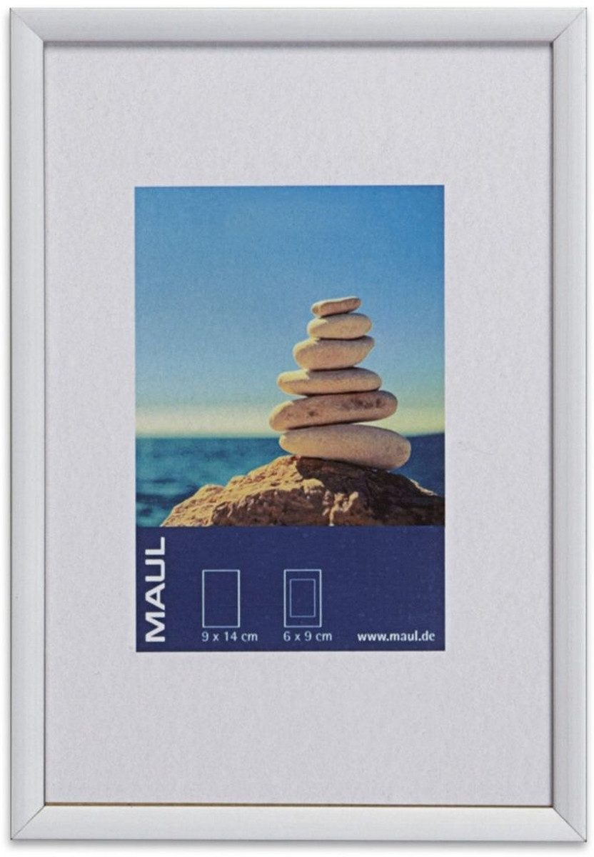 MAUL Bilderrahmen Bilderrahmen Aluminium 10x15cm (10 Stück)
