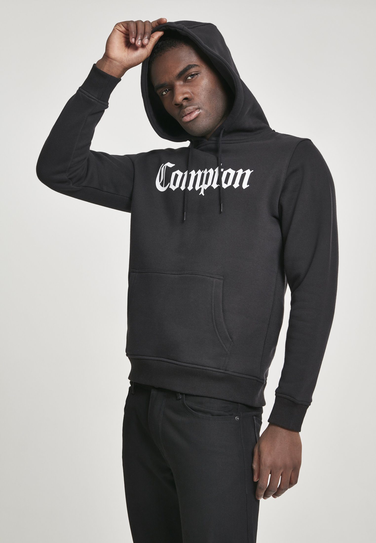 MisterTee Sweater Herren Compton Hoody black (1-tlg)