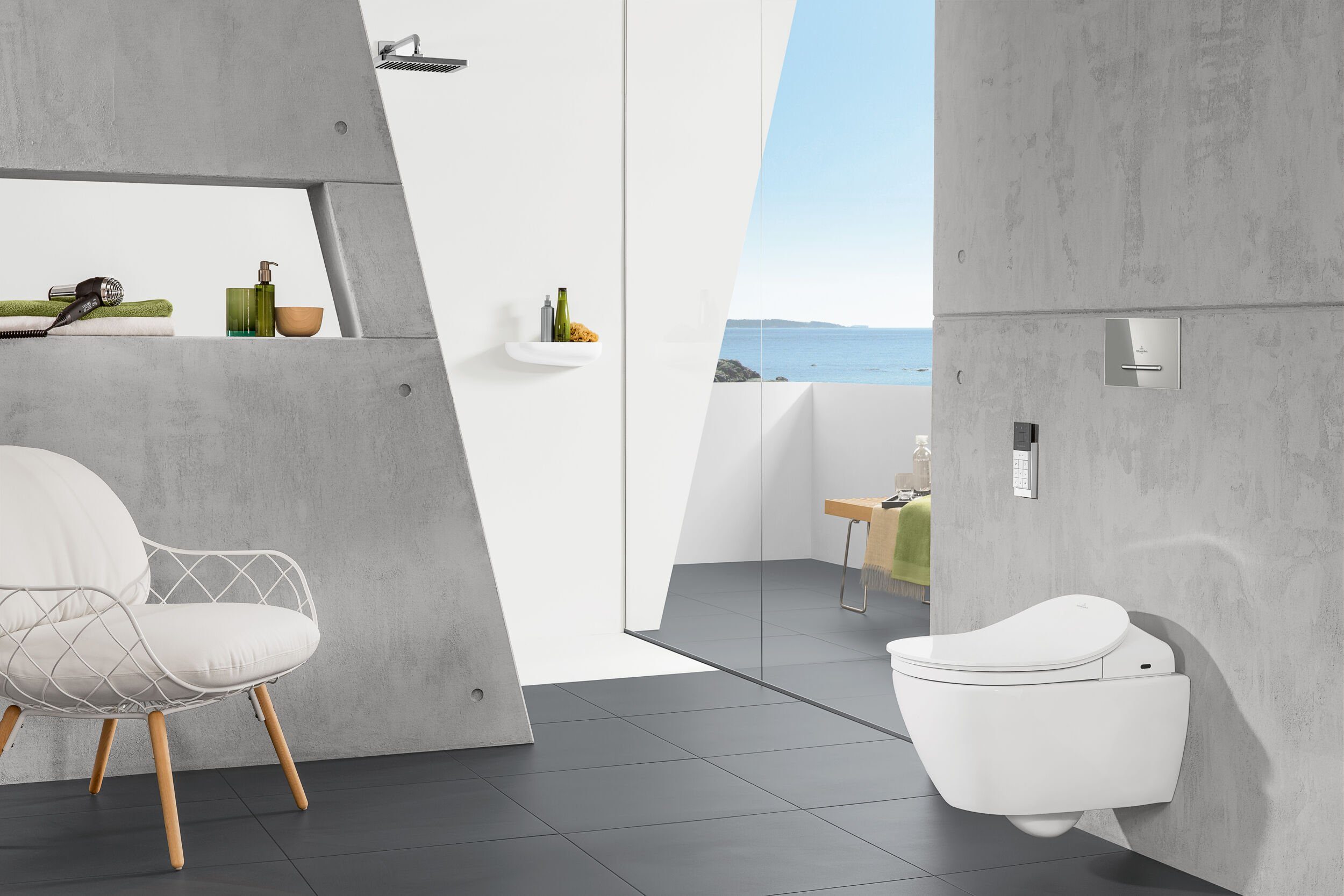Villeroy & Boch Betätigungsplatte ViConnect Installationssysteme, WC 2-Mengen-Spülung 260 x 150 x 66 mm