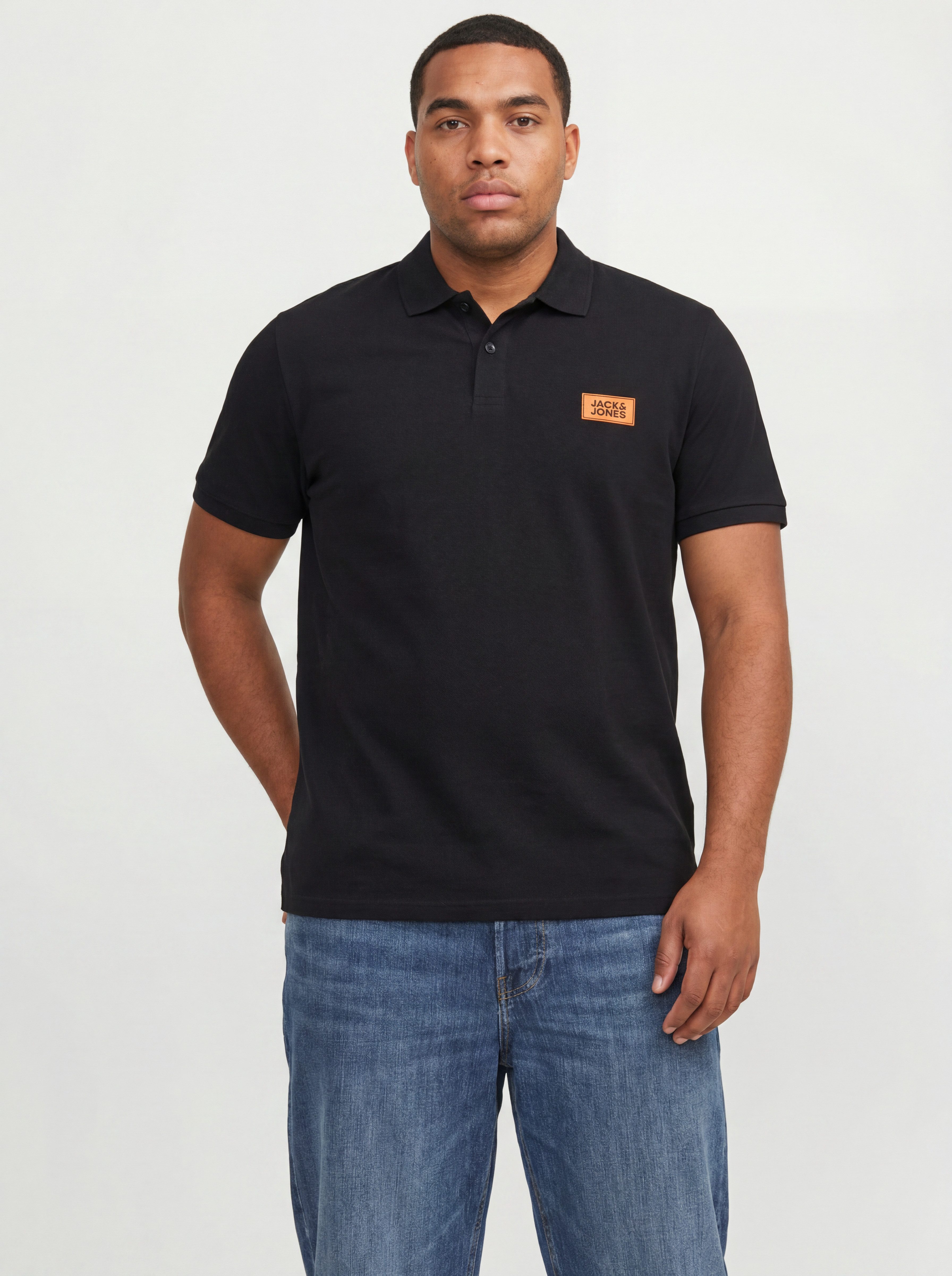 Jack & Jones PlusSize Poloshirt JJRUSH POLO SS 2PK MP PLS (Packung, 2-tlg) Baumwolle, regular fit – Bild 2 von 5