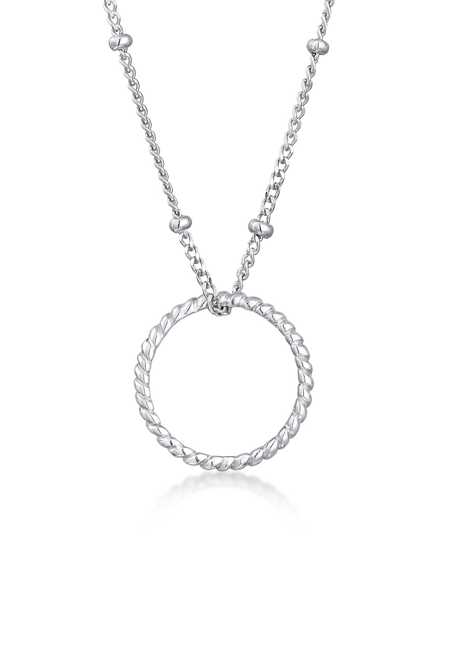 Elli Kette mit Anhänger Kreis Twisted günstig online kaufen
