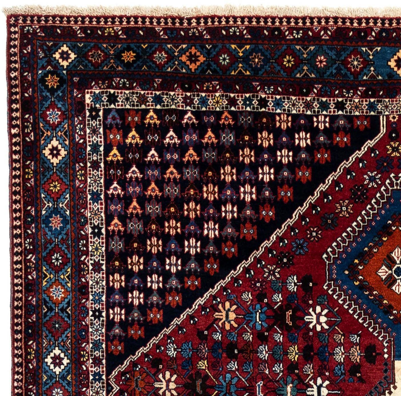 Wollteppich Yalameh Unikat 206 Höhe: x cm, 284 chiaro rechteckig, Durchgemustert morgenland, mm, 10 Zertifikat mit Rosso