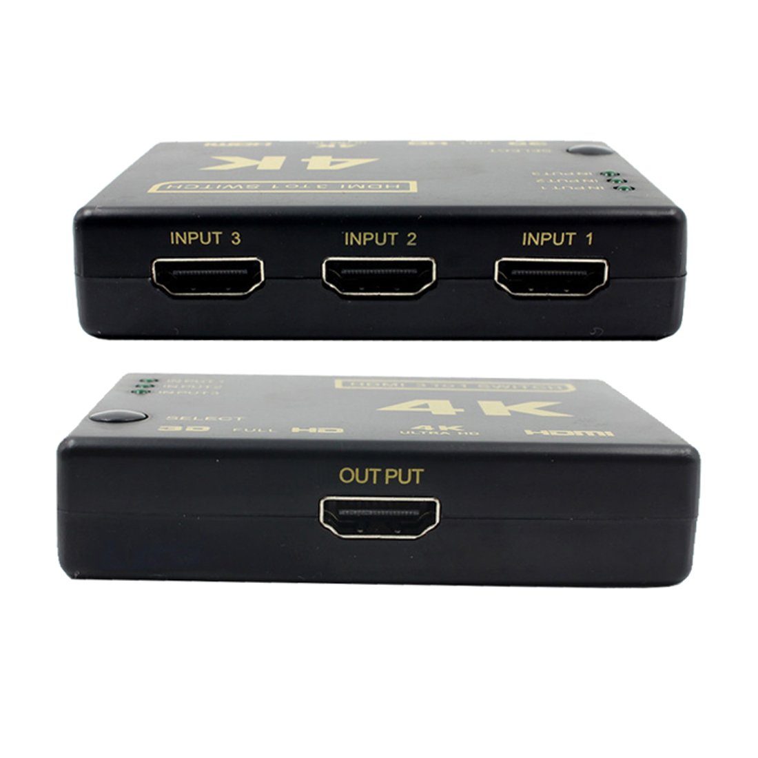 Bolwins I04C HDMI Umschalter Switch Adapter 3 zu 1 mit Fernbedienung für TV PC Medienkonverter HDMI zu HDMI Buchse, 100 cm, Automatisches Umschalten, Manuelle U – Bild 3 von 5