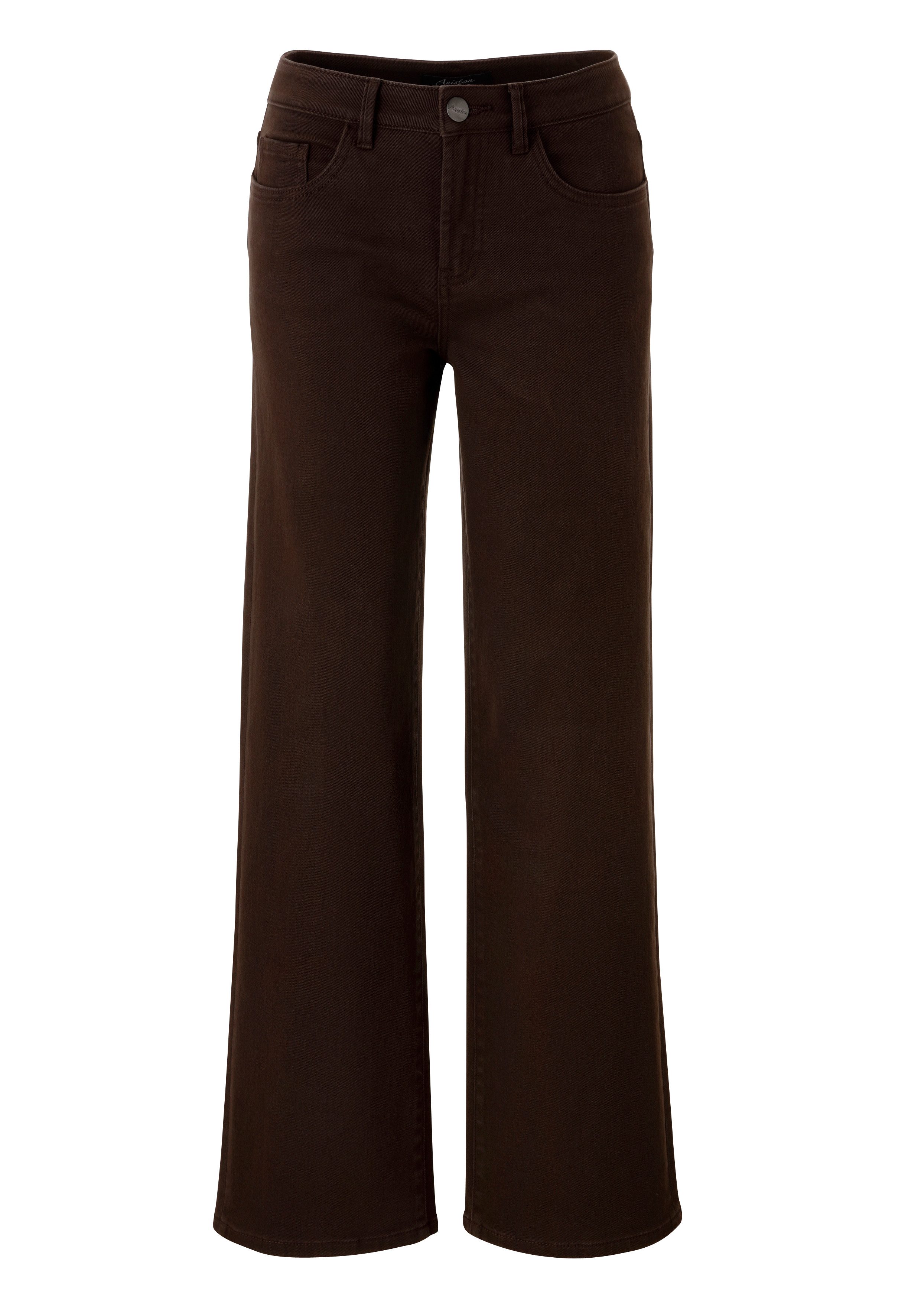Aniston CASUAL Straight-Jeans mit trendigem, weiten Bein - NEUE KOLLEKTION – Bild 5 von 5