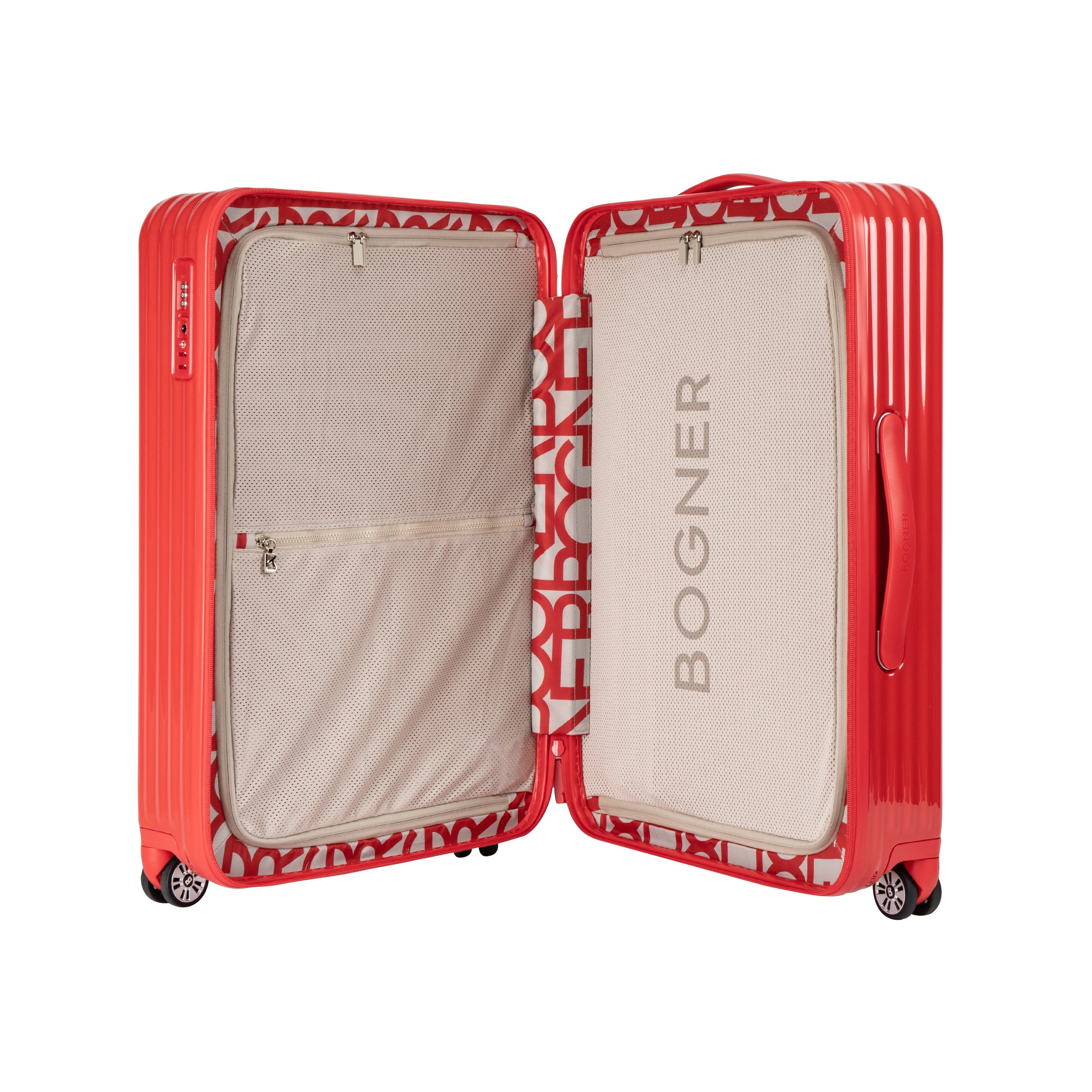 Business-Trolley, BOGNER red Rollen 4