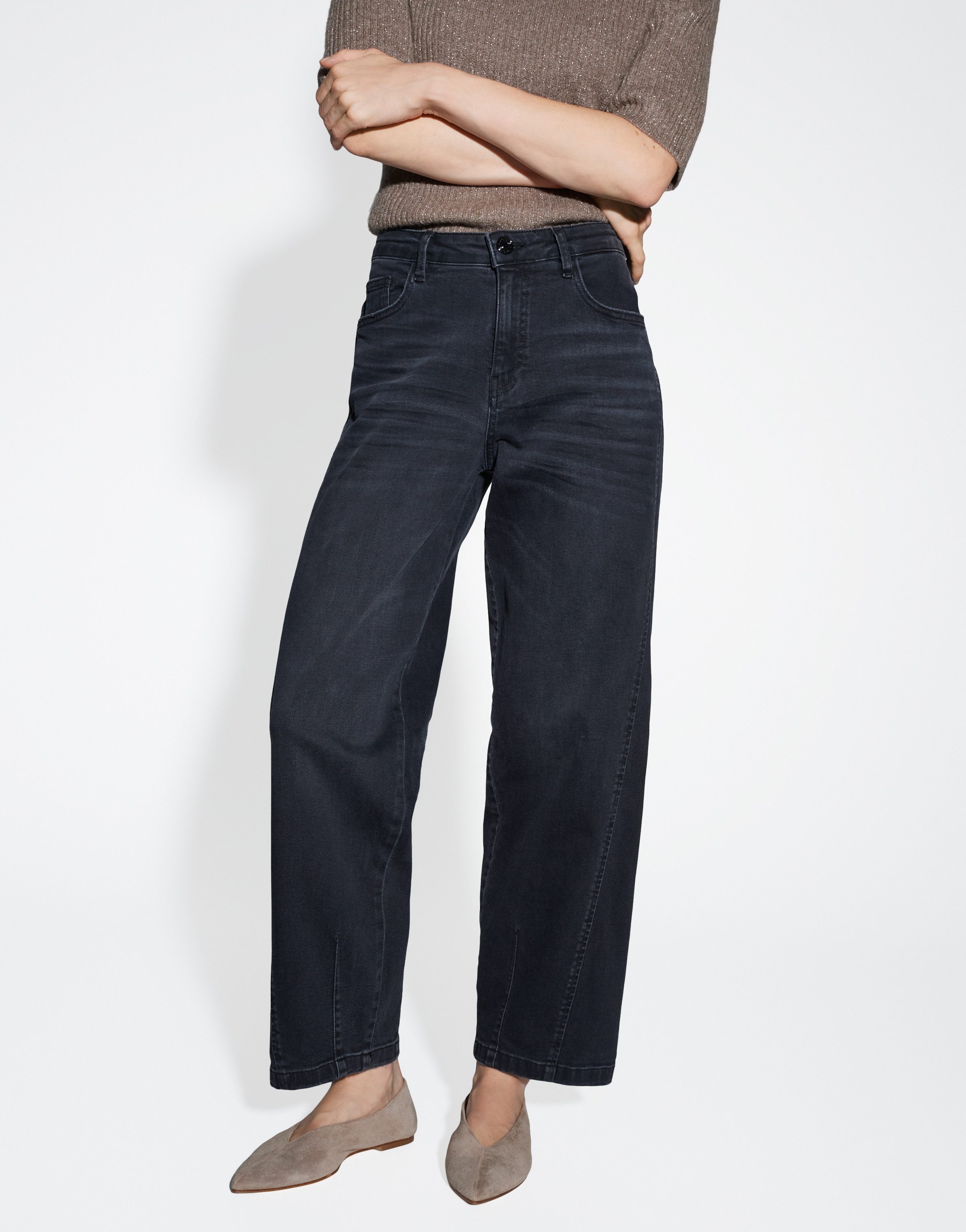 OPUS Relax-fit-Jeans LOLAH EDGY aus BCI Cotton Mix Mid Rise