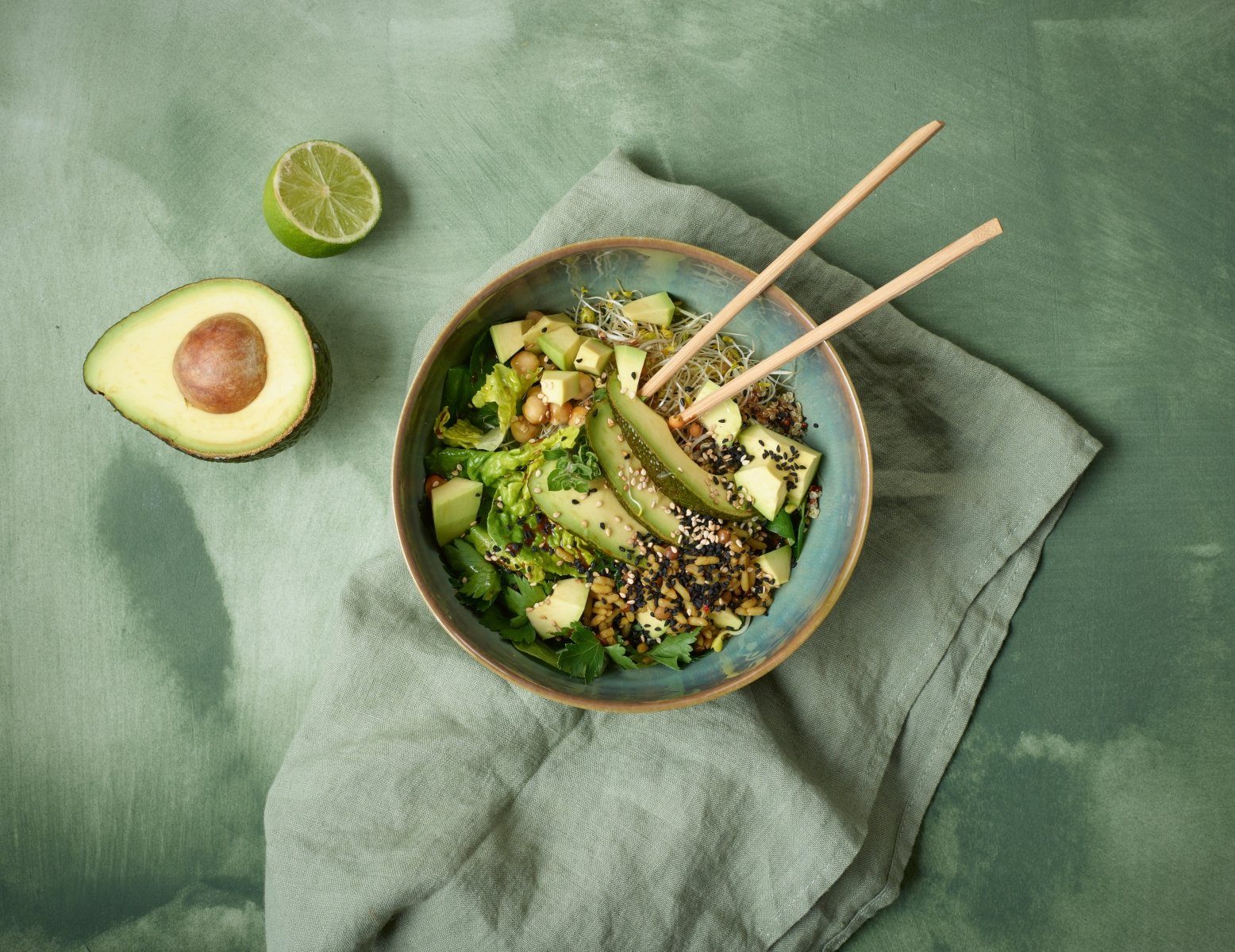 ASA SELECTION Schale COPPA Poke Bowl tamari 18 cm, Steinzeug, (Poke Bowls), Geschirr