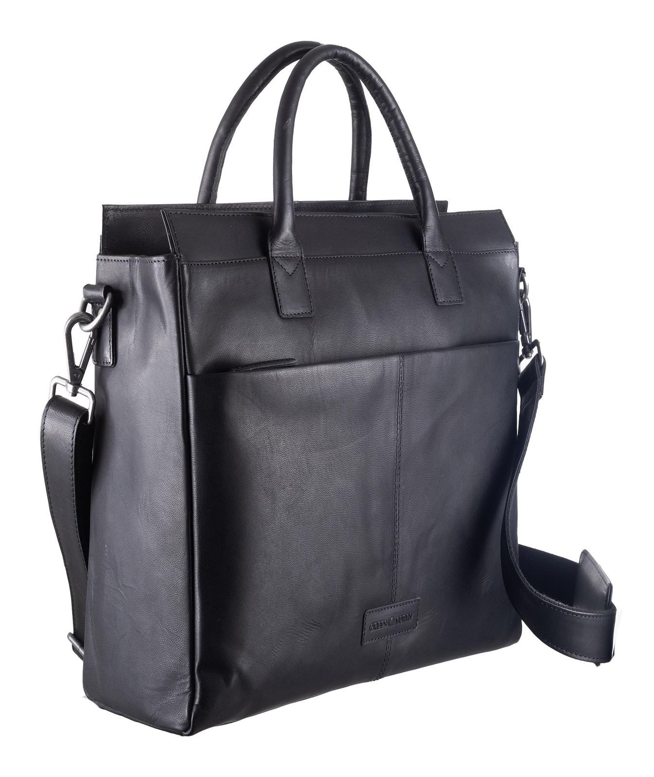 Greenburry Businesstasche Business Bag, aus echtem Ziegenleder