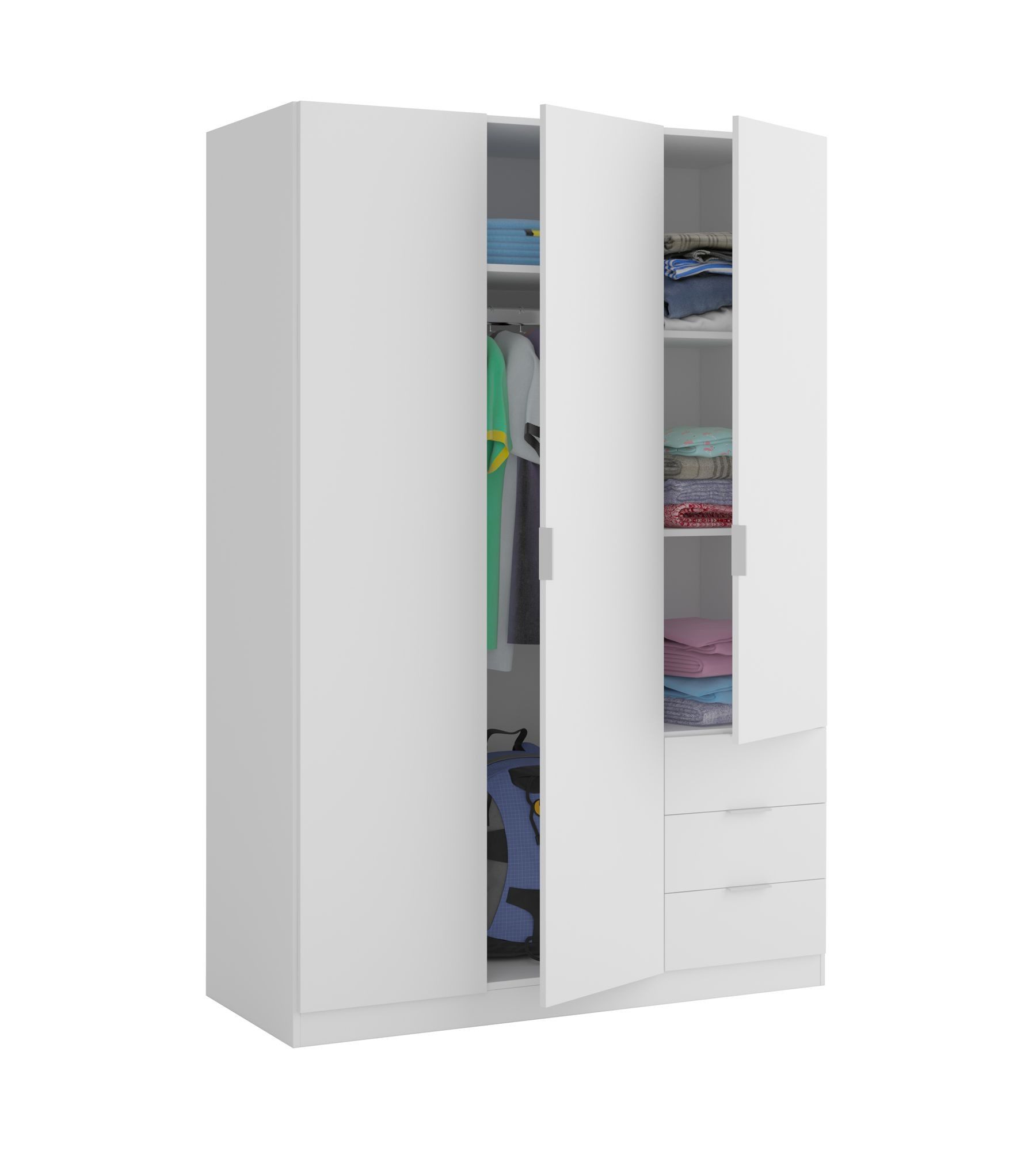 FORES HABITAT Kleiderschrank 3 Schübe, in günstig online kaufen