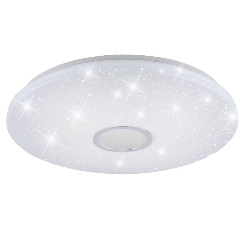 JUST LIGHT LED Deckenleuchte, LED-Leuchtmittel fest verbaut, Warmweiß, Neutralweiß, Tageslichtweiß, LED Decken Leuchte Wohnraum Sternen Himmel Effekt Lampe Dimmer