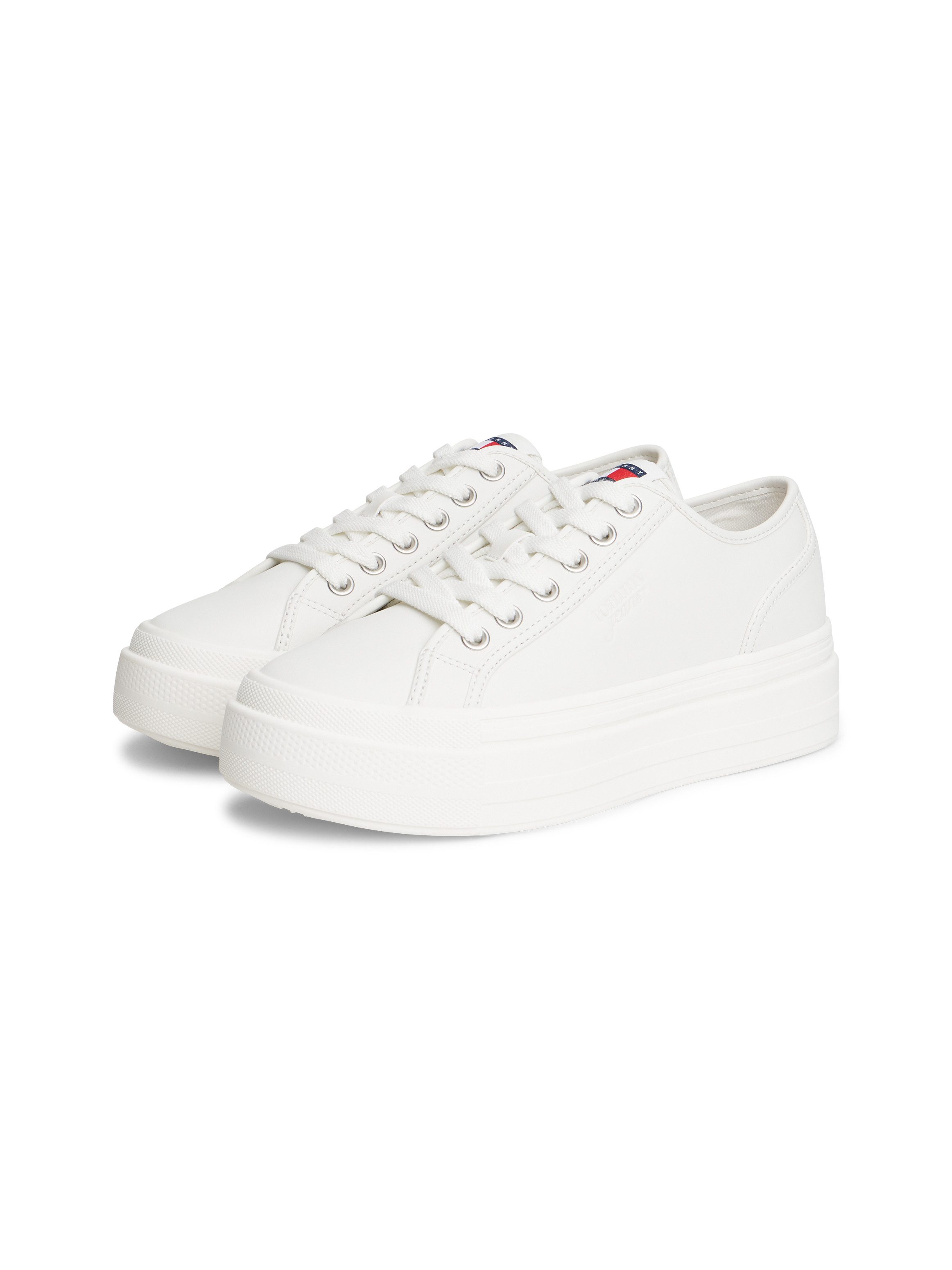 Tommy Jeans TJW FLATFORM SNEAKER LTR Plateausneaker Halbschuh, Schnürschuh, günstig online kaufen