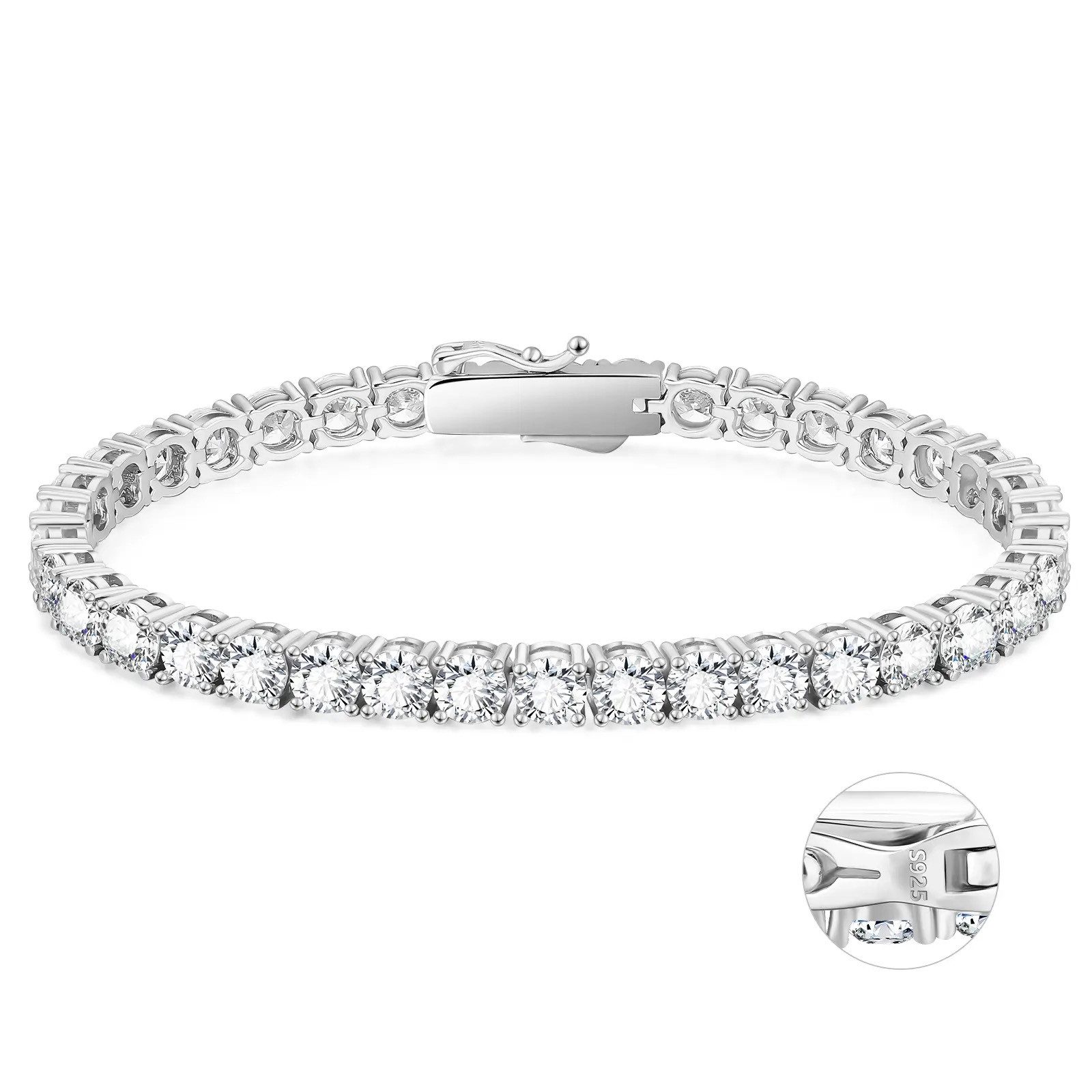 ROUGEMONT Tennisarmband Klassisches Tennisarmband 925 Silber günstig online kaufen