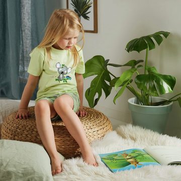 Erwin Müller Pyjama Kinder-Shorty Single-Jersey gemustert