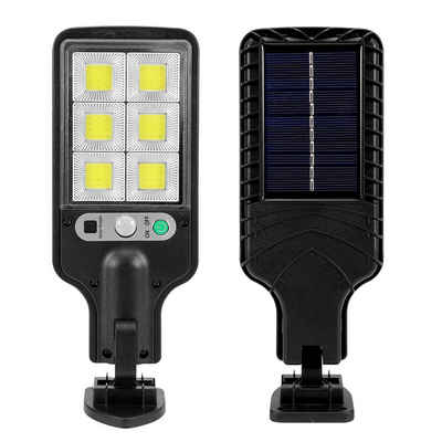 Rosnek LED Außen-Wandleuchte Solar, Wasserdichter, Bewegungssensor, für Patio Garten, 2.5W+72LED, Tageslichtweiß, Solar Path Straßenlampe